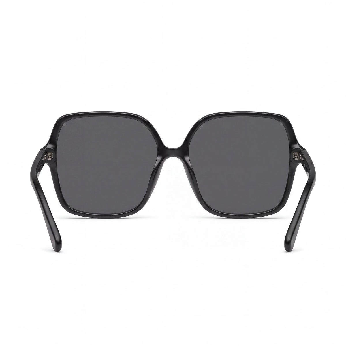 QUAY AUSTRALIA Press Tour Women's Square Plastic Sunglasses Black Smoke Frame Smoke Lens UV Protection 60mm, Photo 3