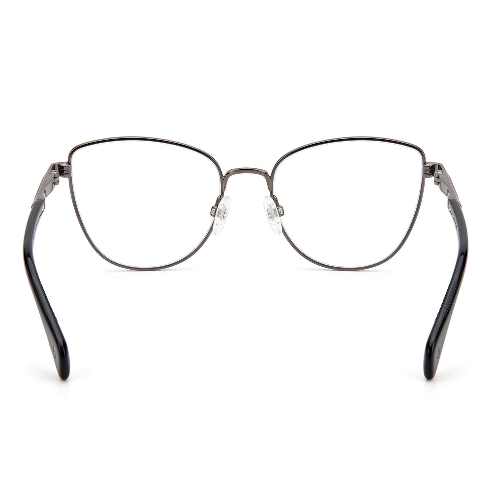 Gafas de sol Rag & Bone con montura de ojo de gato adaptables a la luz, sin metal, para mujer, color negro rutenio oscuro, 53 mm