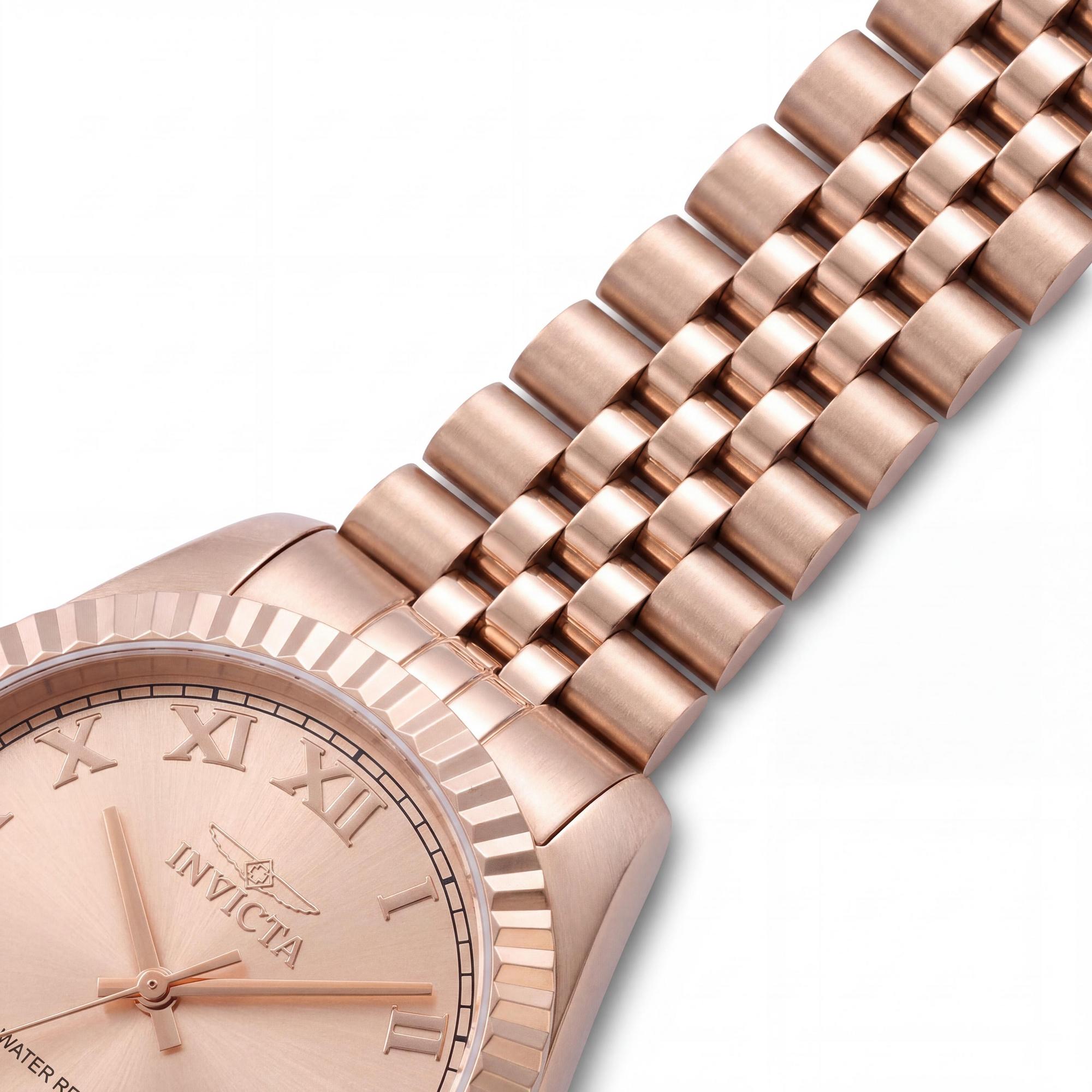 Invicta Specialty 47407 Unisex Rose Gold Stainless Steel Quartz Bracelet Watch 43mm 5 Bar Water Resistant, Photo 3