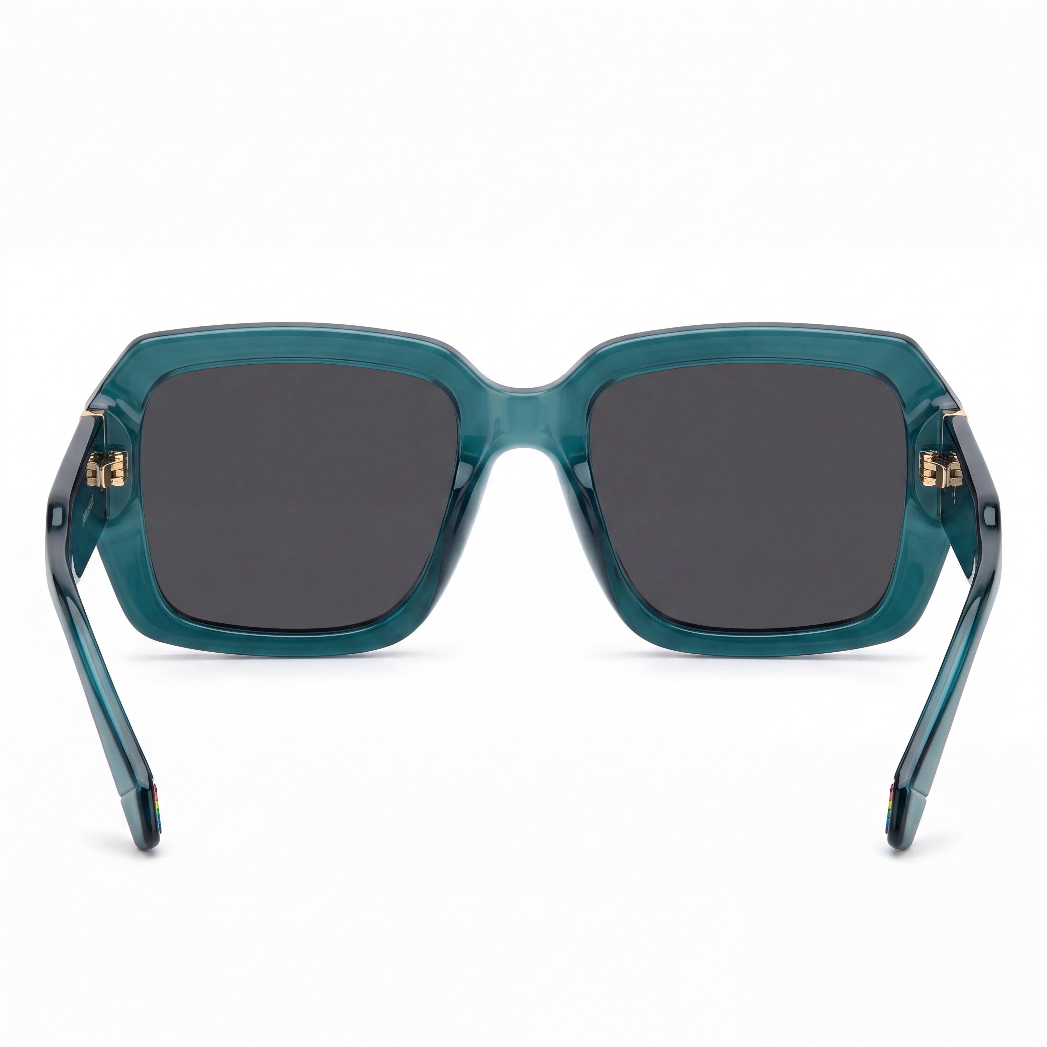 Polaroid Pld 6223/S/X Rectangular Women's Foglia Di Tè Polycarbonate Frame Polarized Sunglasses, Grey Lens, 54mm, Photo 3