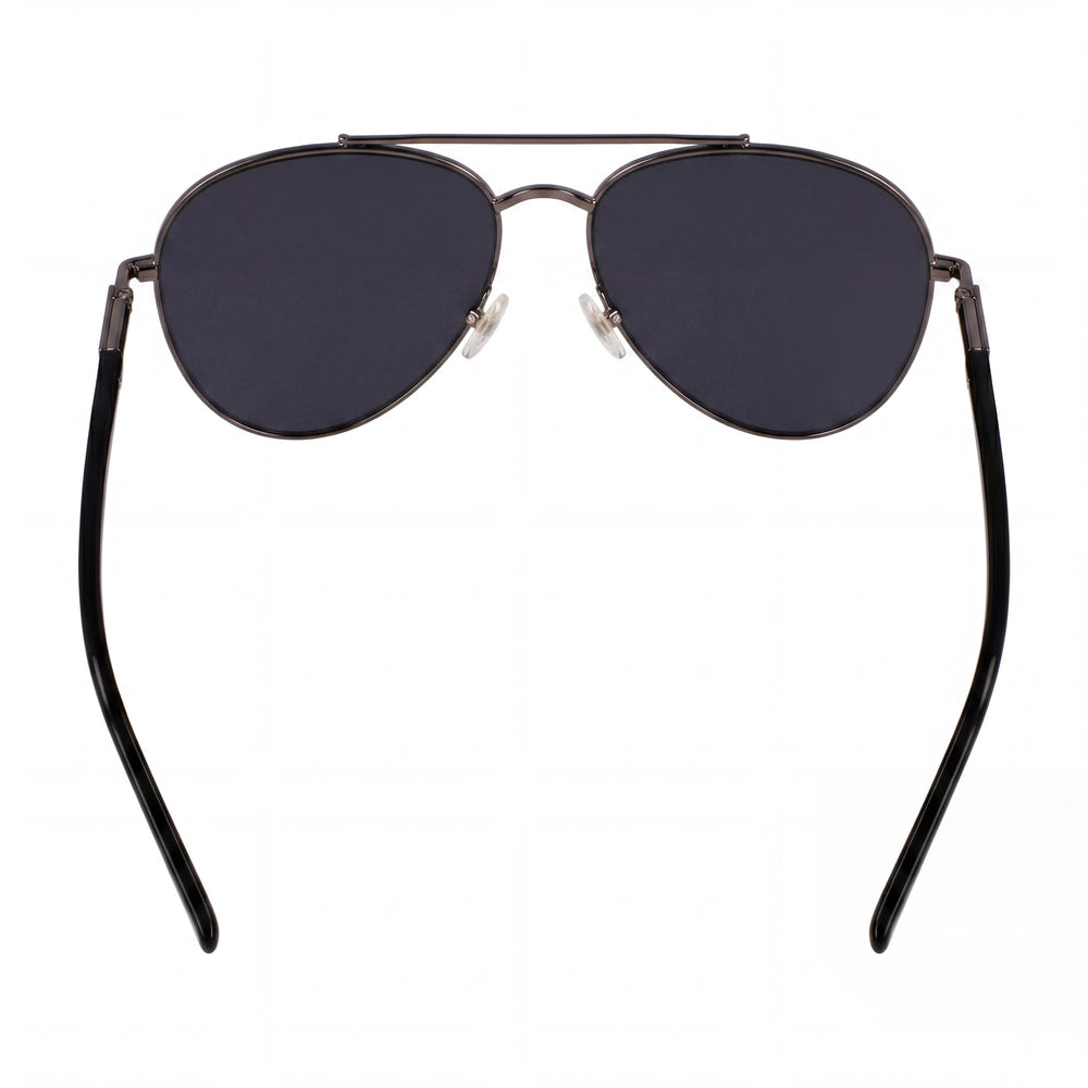 Ferragamo Sf316s Women's Titanium Dark Ruthenium Grey Frame & Lens Sunglasses 61mm