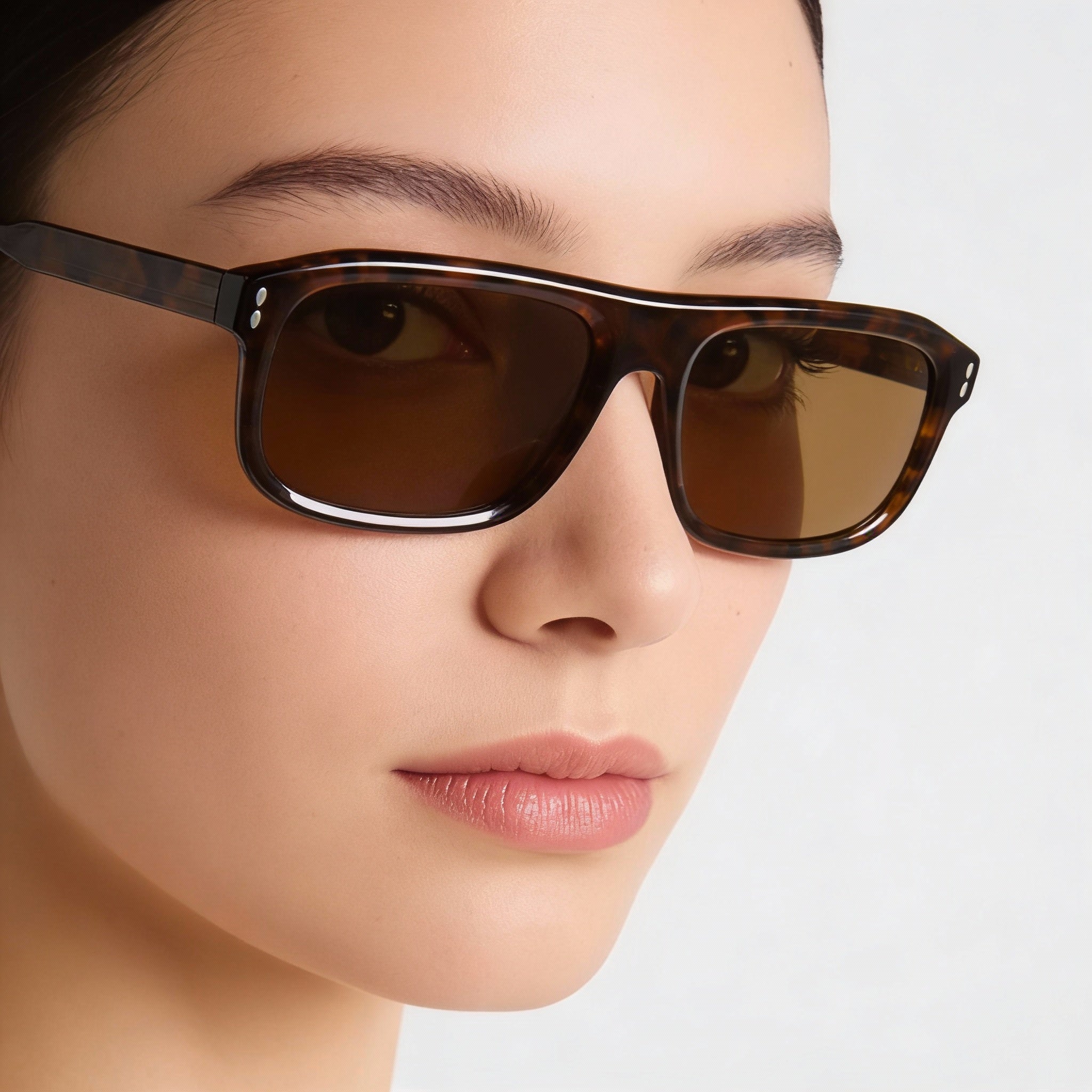 Isabel Marant Thin Fancy Acetate Women's Havana Brown Frame Havana Lens UV Protected Sunglasses 56mm, Photo 3