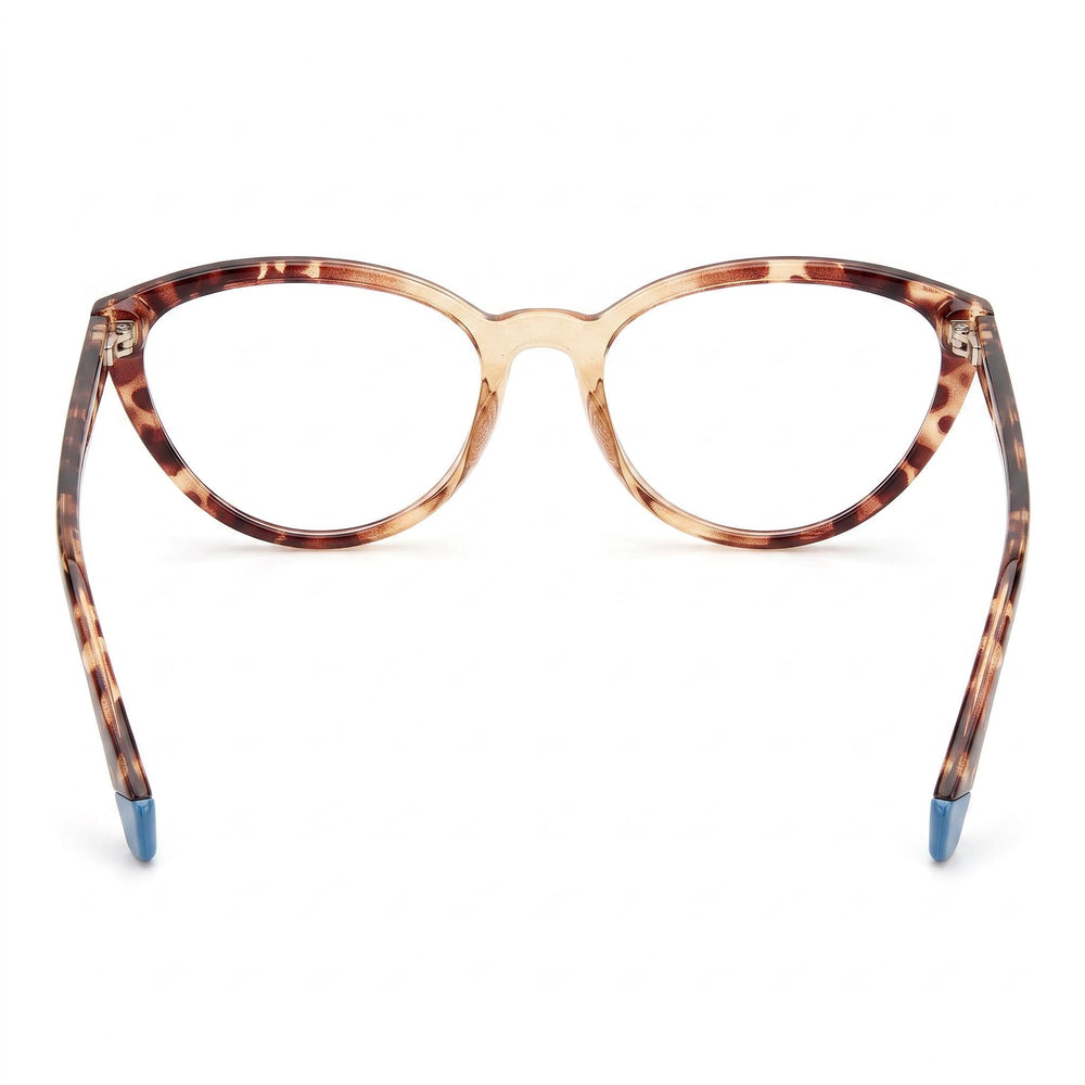 Gafas de sol Polaroid Pld D432 para mujer, con montura de ojo de gato inyectada, color beige habano, 53 mm