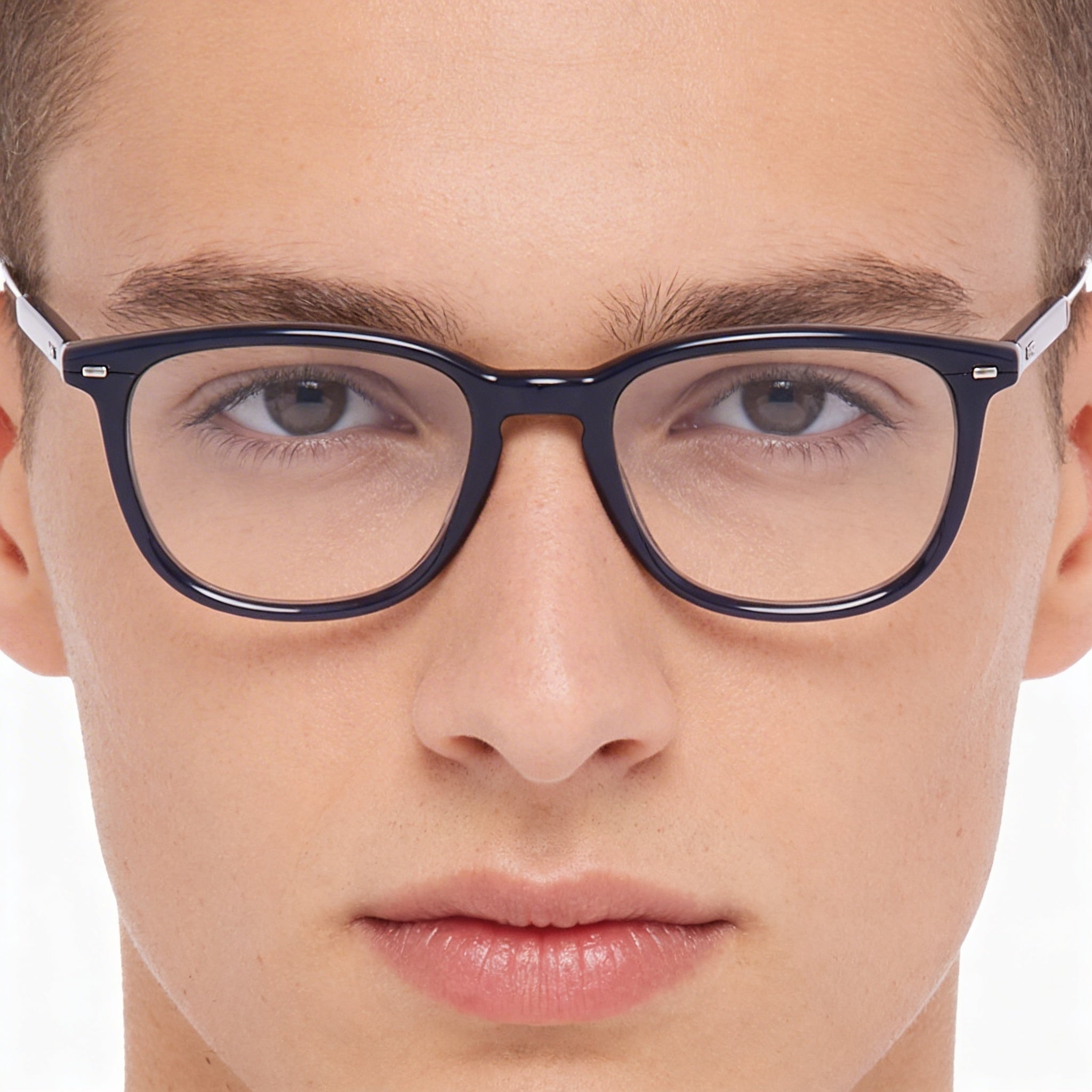 Hugo Boss Modern Boss 1359/bb Unisex Blue Striped Grey Plastic Eyewear 52mm, Photo 3