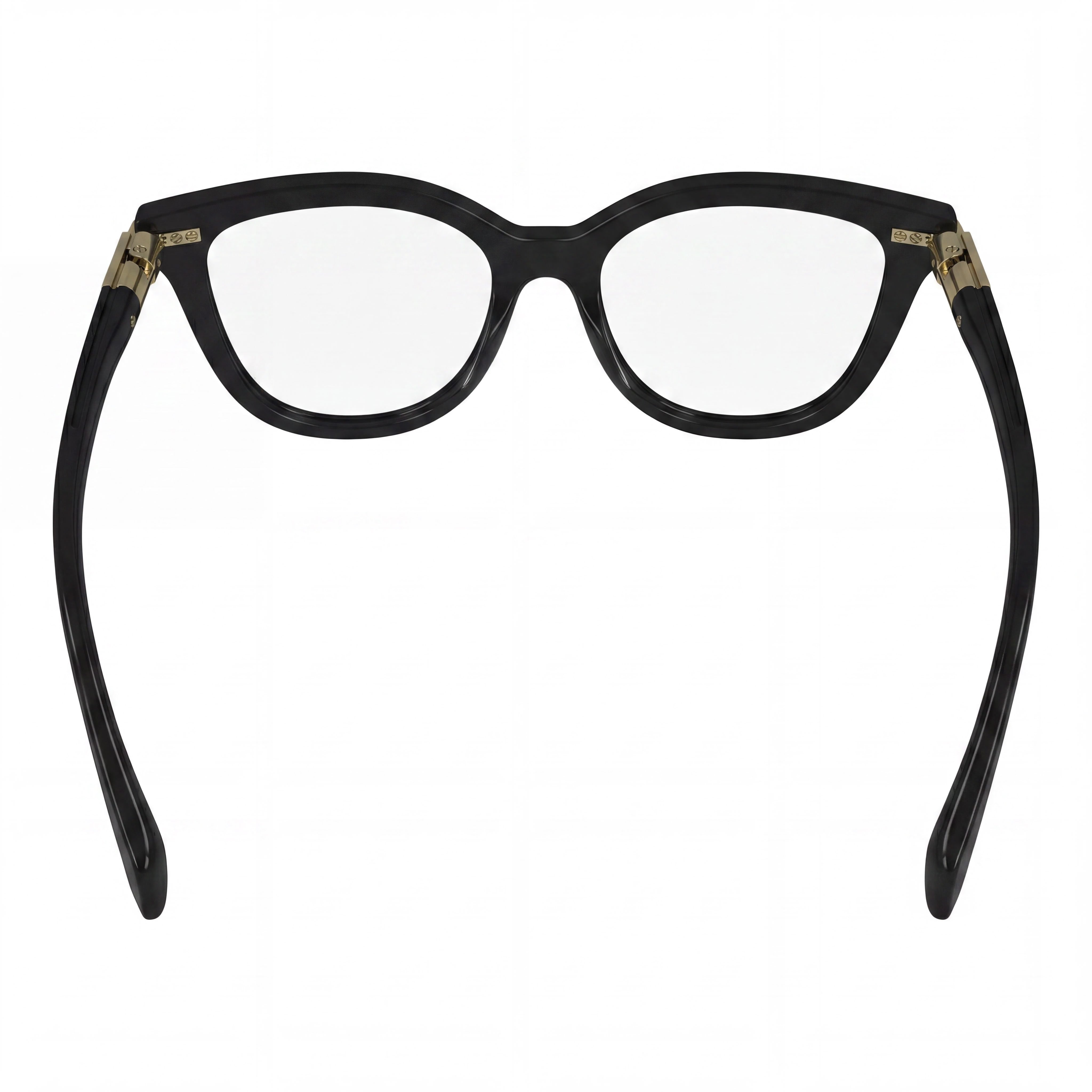 Salvatore Ferragamo Modern SF2974 Black Cat Eye Style Plastic Frame Demo Eyeglasses for Men 52mm, Photo 3