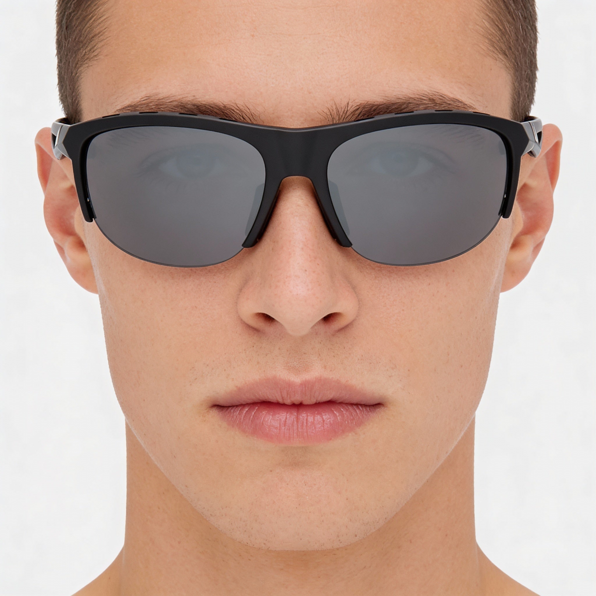 Gafas de sol unisex adidas Casual, montura de plástico negra mate con lentes ahumadas, protección UV, talla 66-8-130, Photo 5