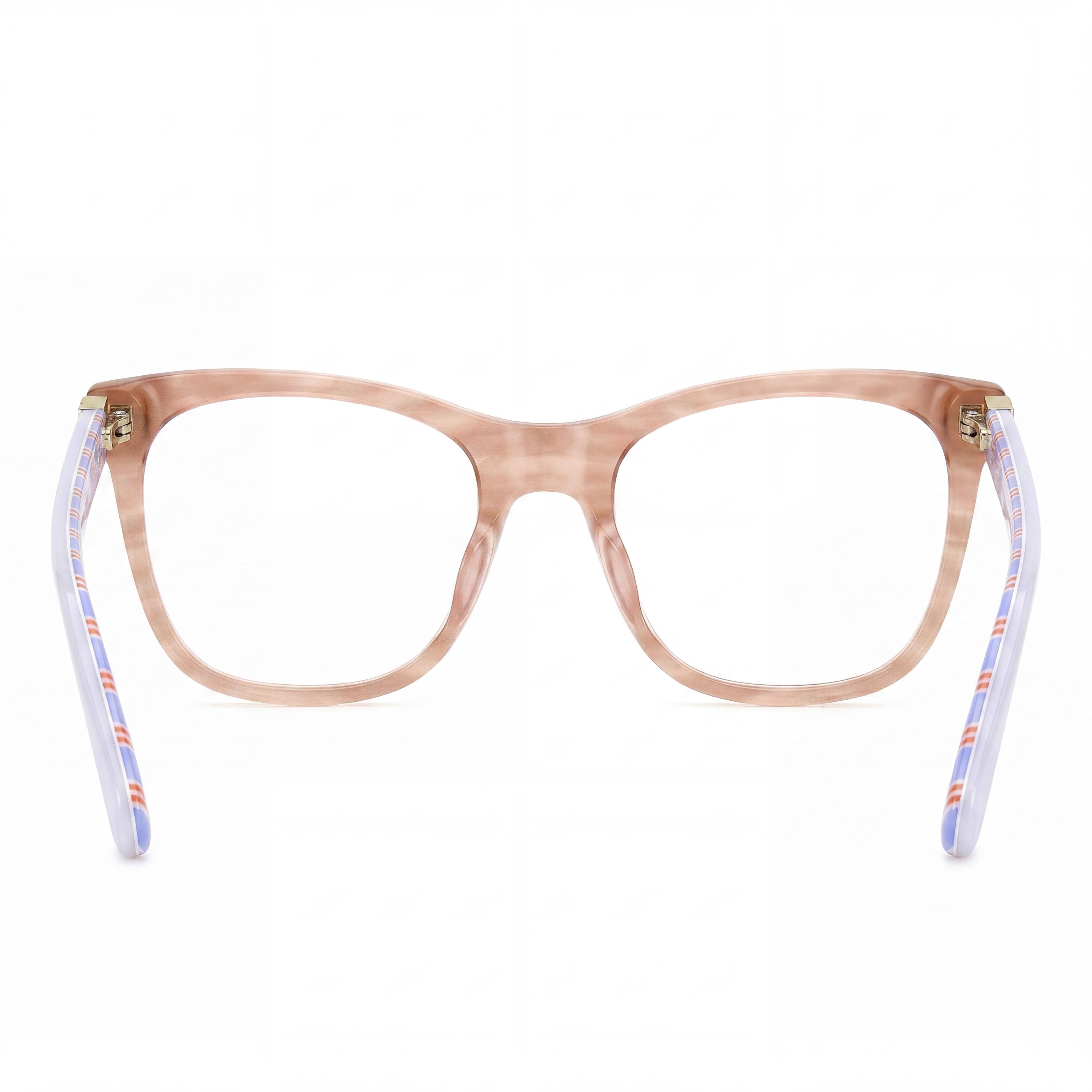 kate spade new york Temperance Women's Prescription Eyeglasses with Beige Havana Acetate Frame 49-140-18, Photo 3