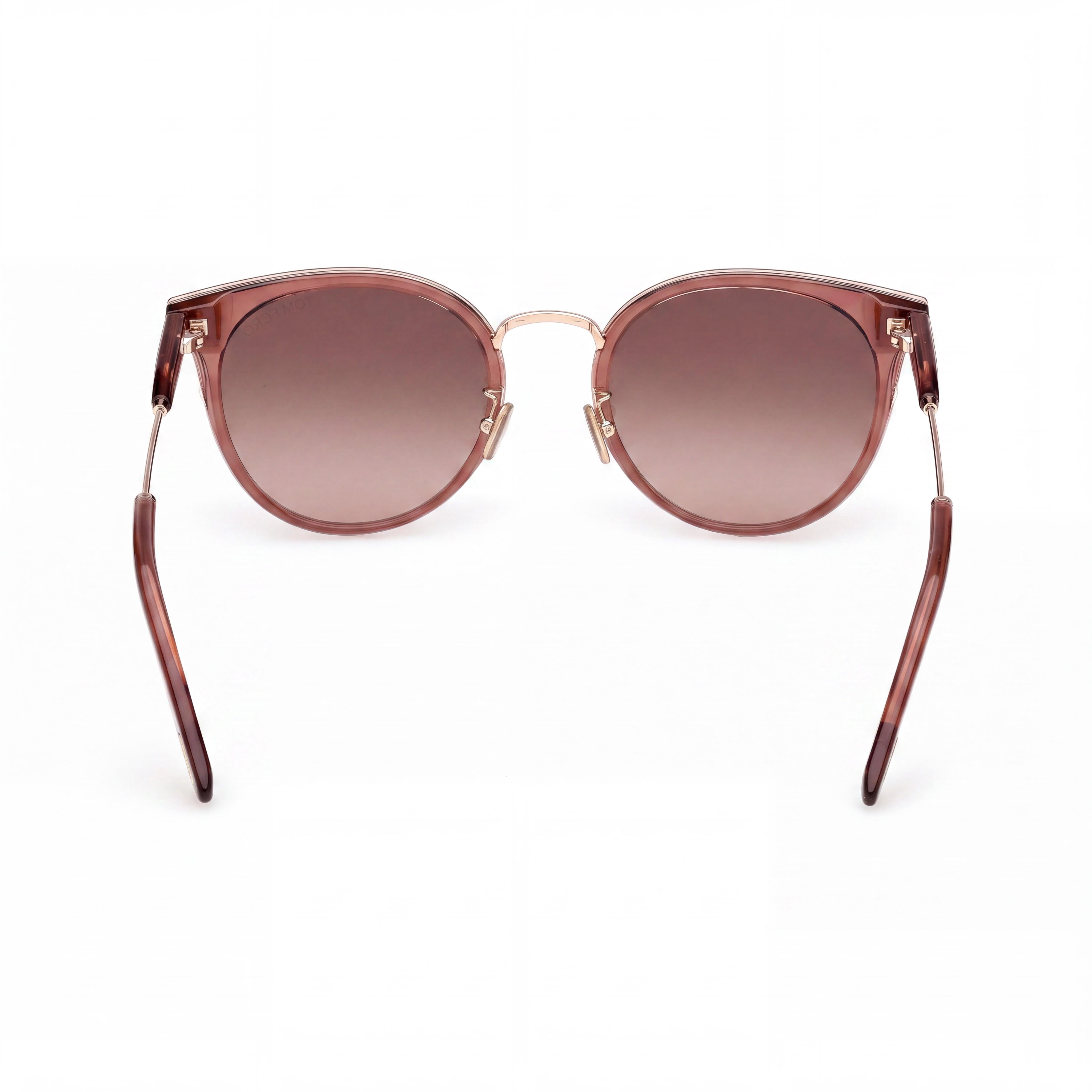 Gafas Tom Ford Ft1244-k unisex de montura inyectada color marrón claro no polarizadas, tamaño de montura 54/22/145, Photo 4