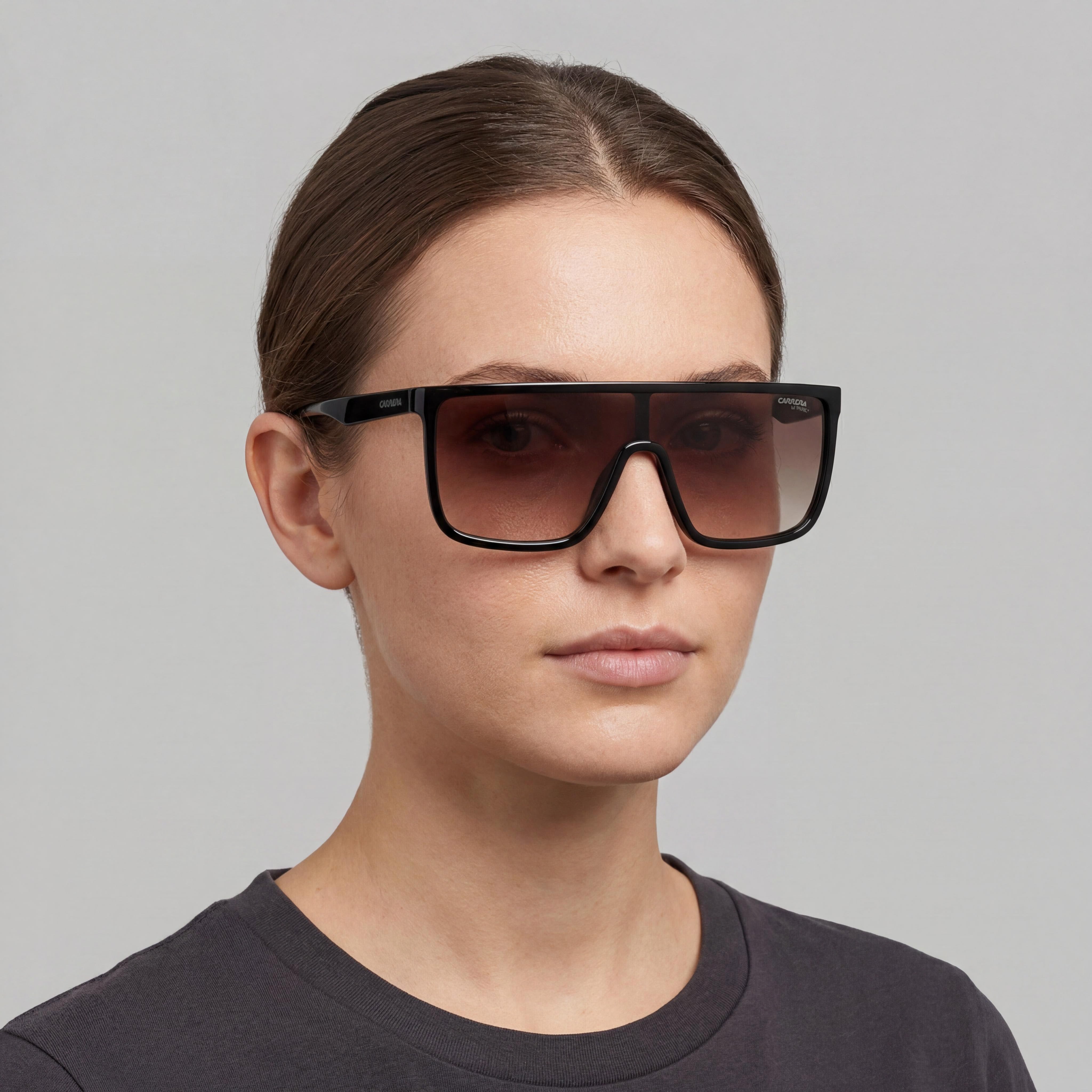 Carrera Casual Unisex Black Propionate Polarized Brown Shaded Lens Sunglasses UV Protection 99-01-145, Photo 4