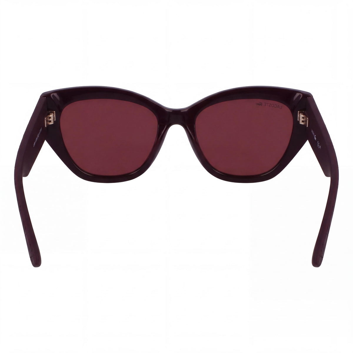 Lacoste L6047s N Women's Classic UV Protection Sunglasses, Burgundy Plastic Frame, TRITAN RENEW Lenses 54mm, Photo 4