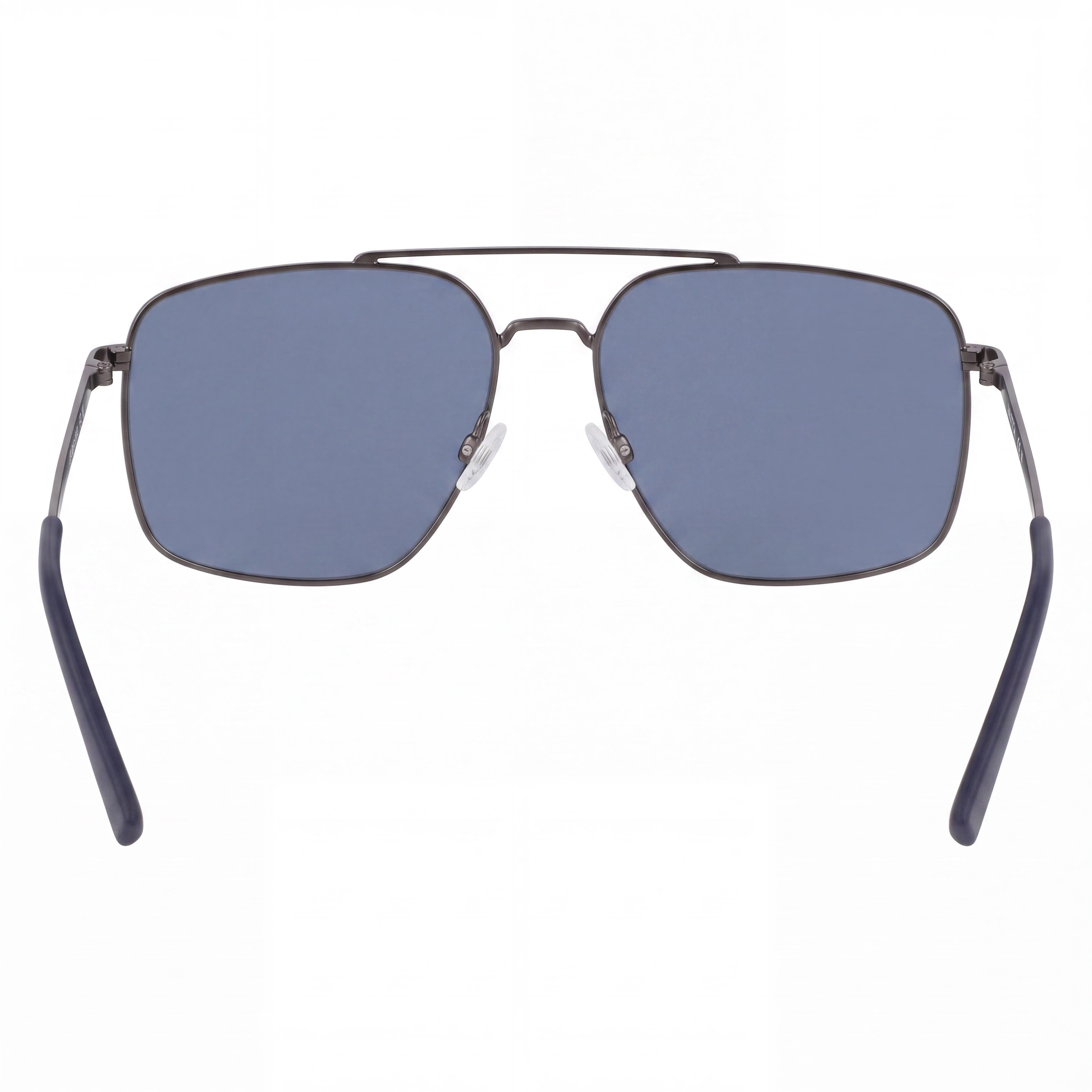 Nautica N106sp Men's Metal Navigator UV Protection Sunglasses, Matte Gunmetal, Smoke Blue Lenses 59mm, Photo 4