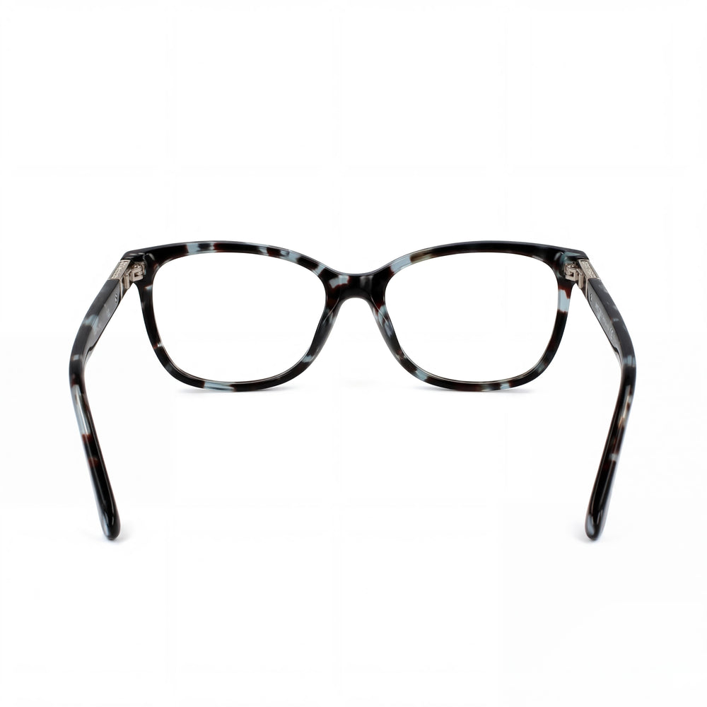 JIMMY CHOO Modern Women's Azure Havana Cellulose Frame, Polarized Polycarbonate Transparent Lenses, 53/16/140
