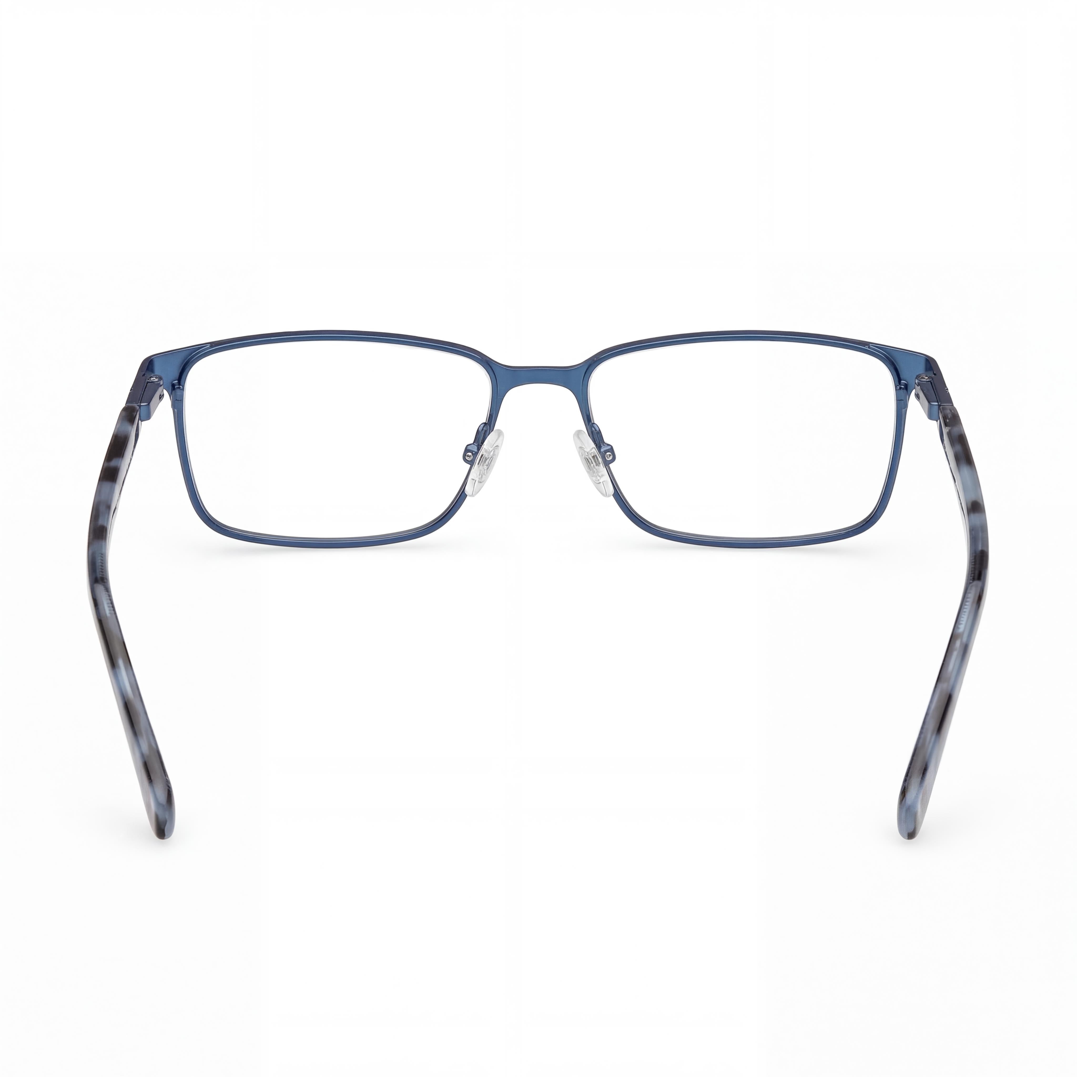 GUESS Gu50244 Men's Optical Eyewear Frames with Matte Blue Shiny Blue Metal Design, Size 55-16-145, Photo 3