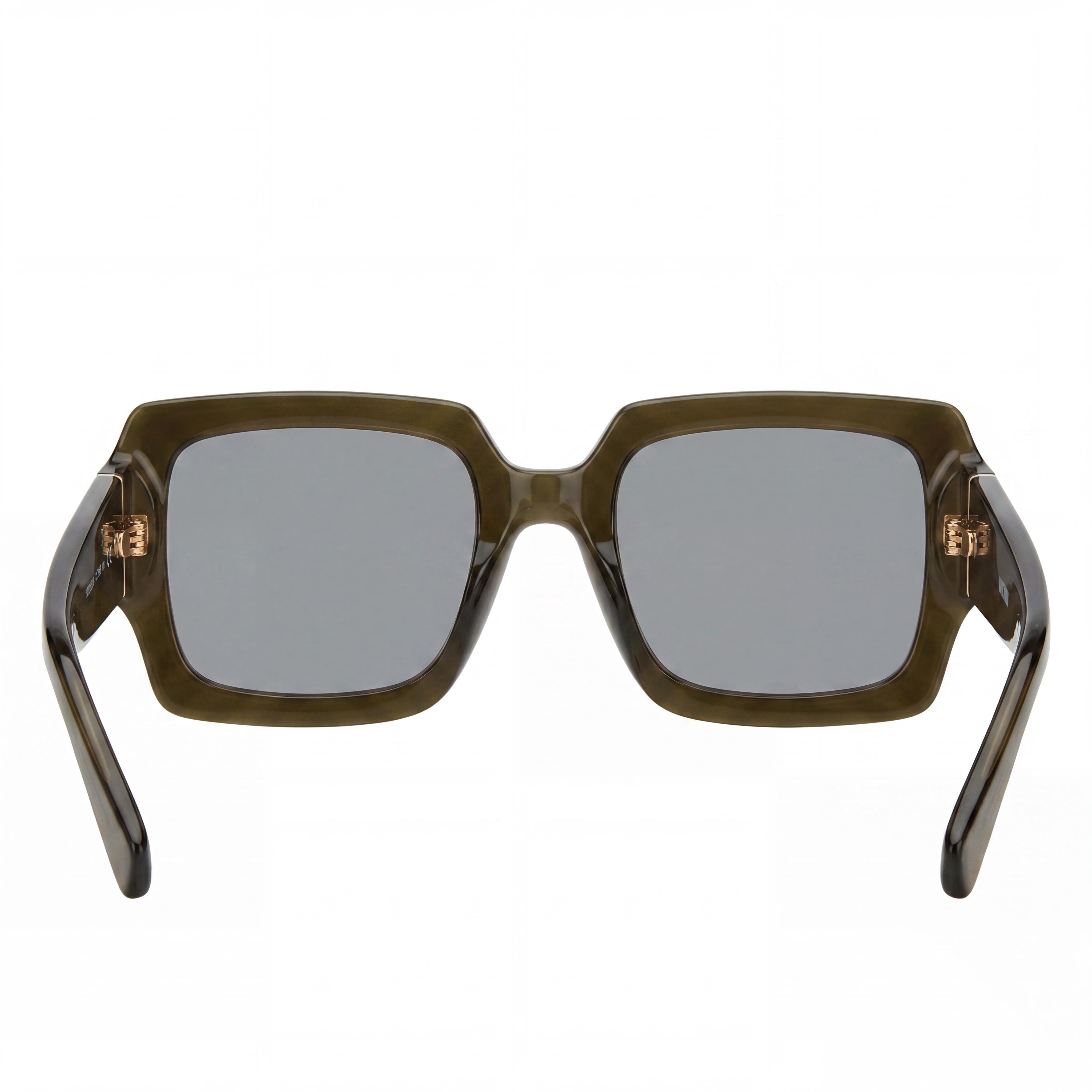 MOSCHINO Classic Square Women's Sunglasses with Red Plastic Frame, Amber Polycarbonate Lenses, UV Protection, 50mm, Photo 4