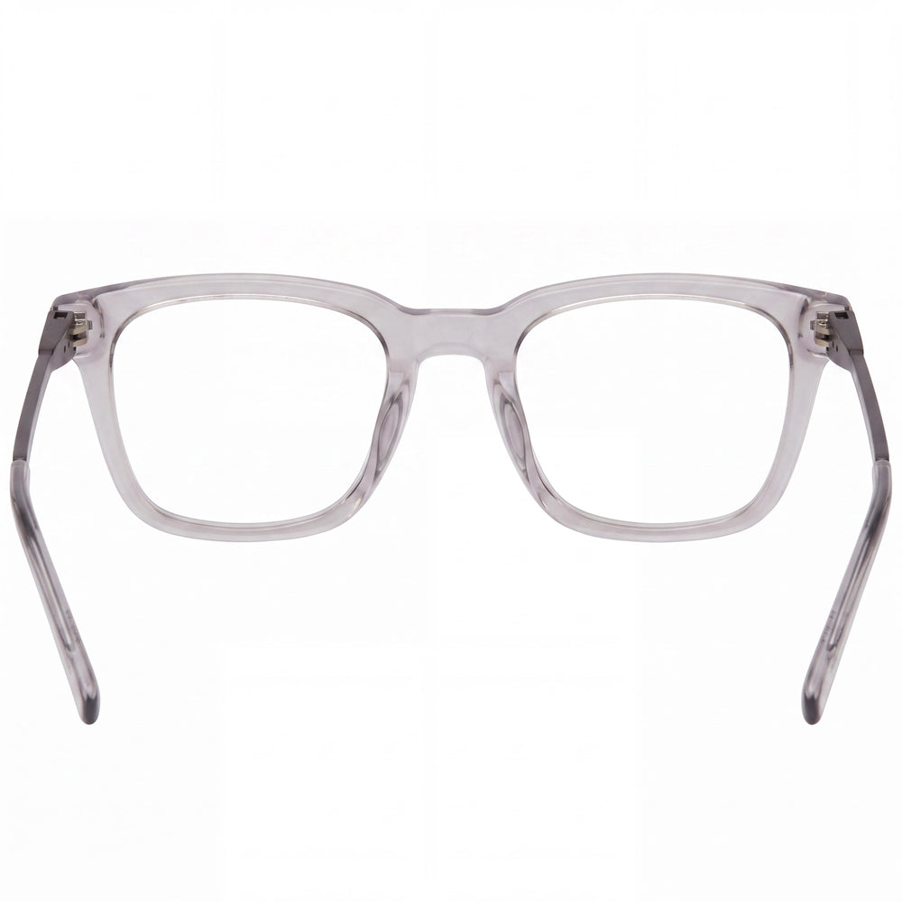Gafas Casuales Spy para Mujer con Montura de Plástico, Crystal Smoke Mate Dark Gunmetal, 52mm