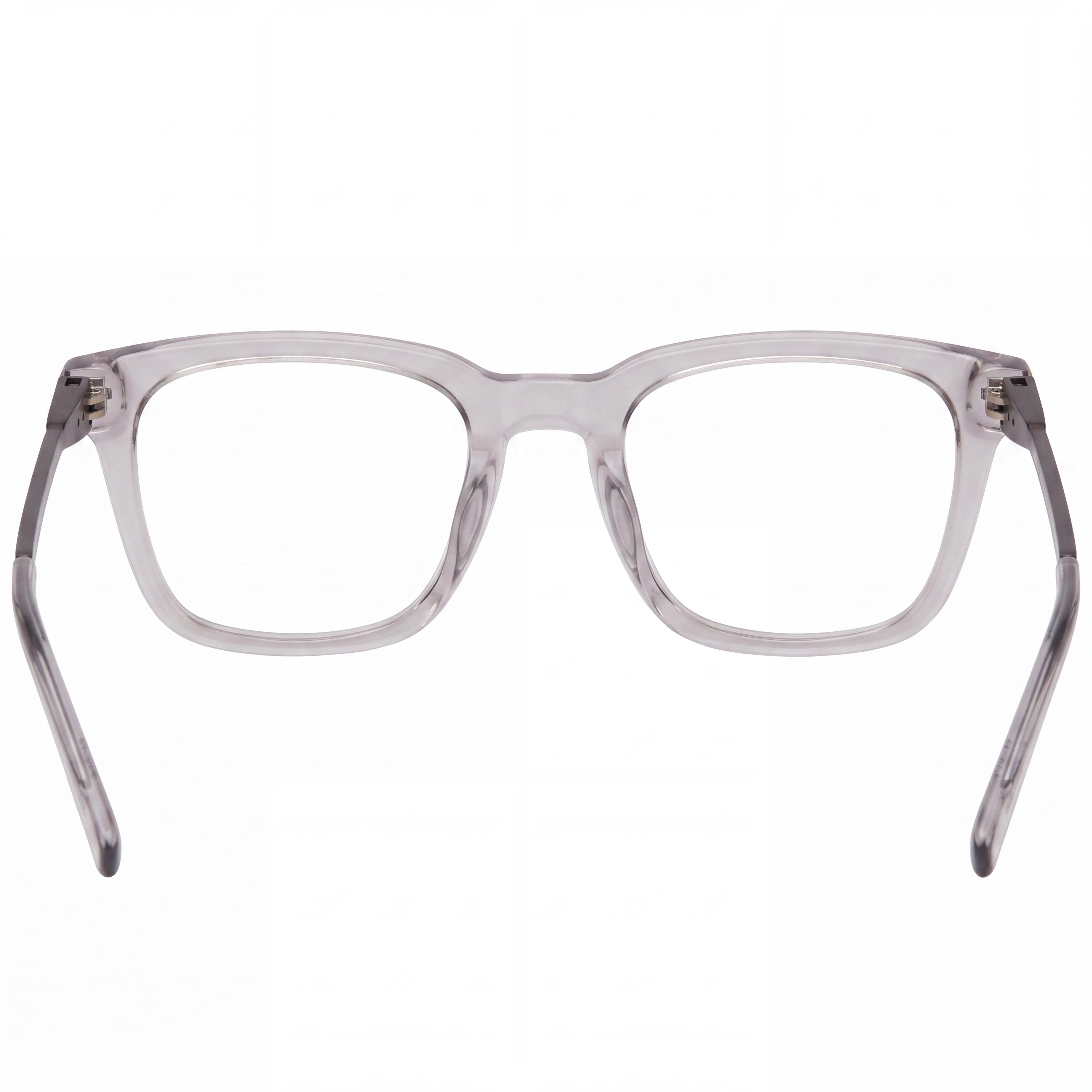 Spy Casual Eyeglasses for Women with Plastic Frame, Crystal Smoke Matte Dark Gunmetal, 52mm, Photo 3