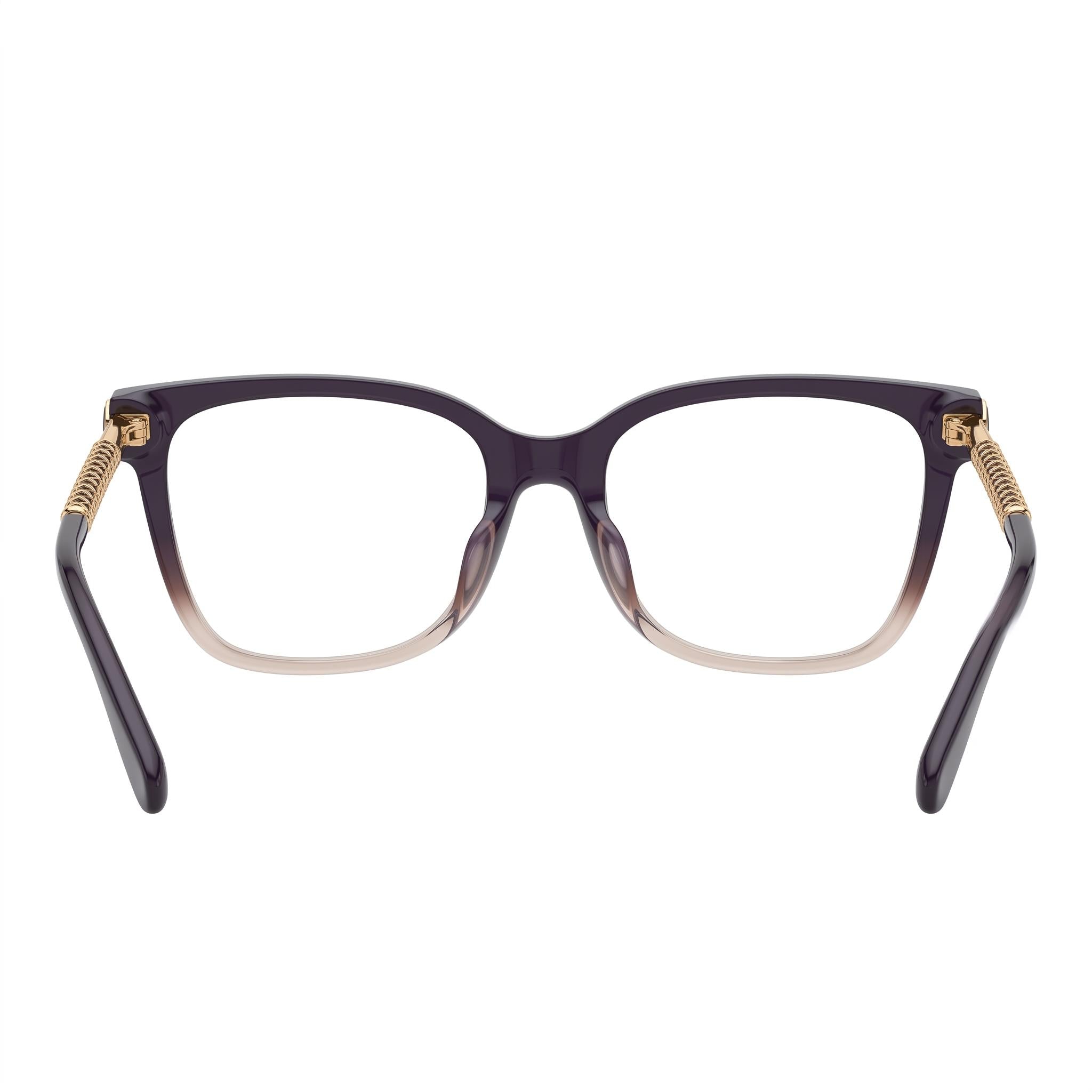 Chopard Casual VCH333W Women's Full Rim Square Violet Gold-Logo Acetate Metal Eyewear 55mm, Photo 4