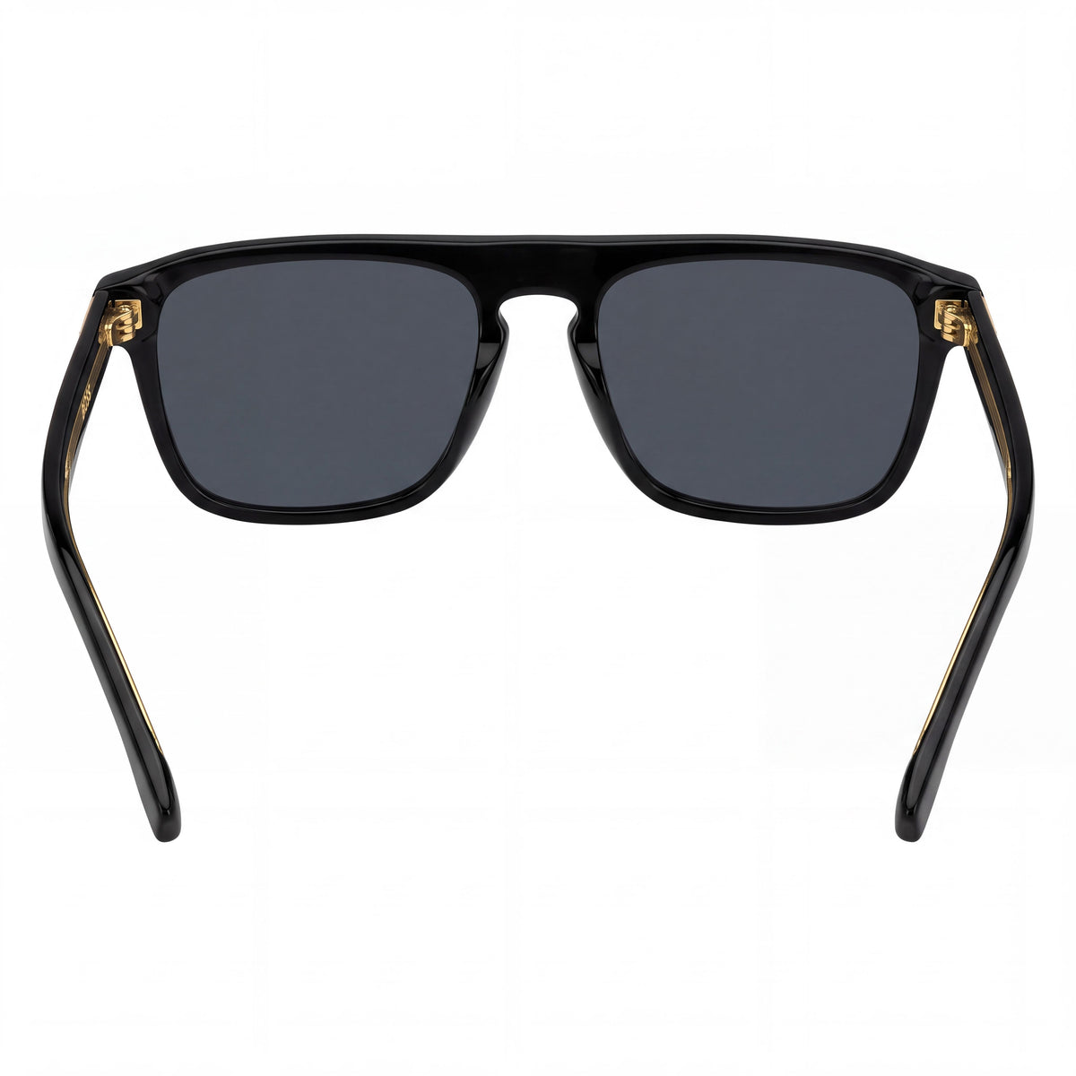 Hugo Boss BOSS 1599/S Men's Classic Acetate Sunglasses - Black Blue Frame, Blue Mirror Lenses 56mm, Photo 3