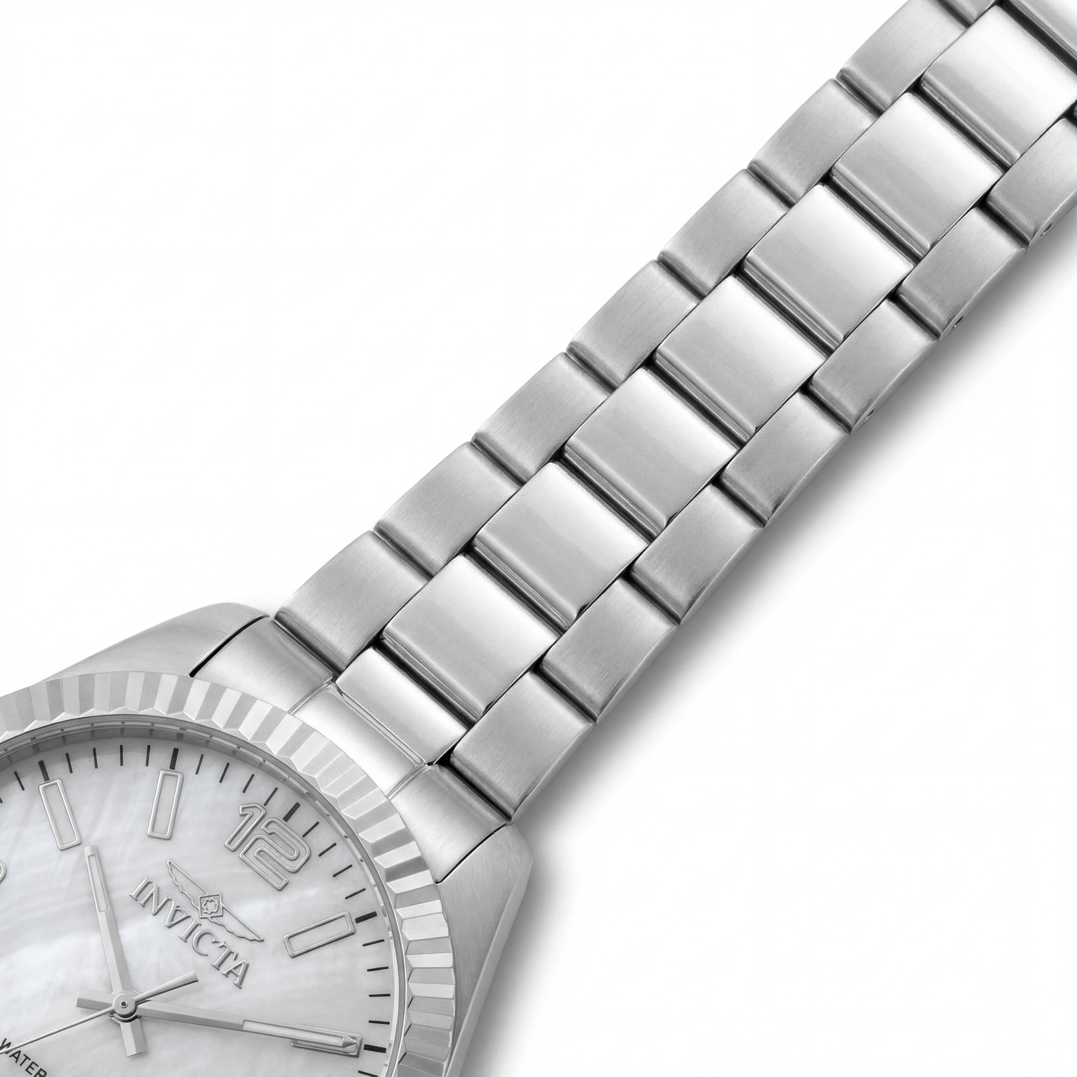Invicta Specialty 50128 Unisex Quartz Stainless Steel Watch, 43mm Case, White Dial, Photo 3