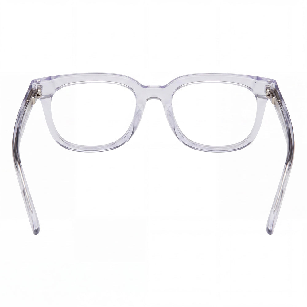Montura de gafas ópticas Spy Bewilder Optical 53 Crystal unisex multicolor con lentes de demostración transparentes, listas para prescripción