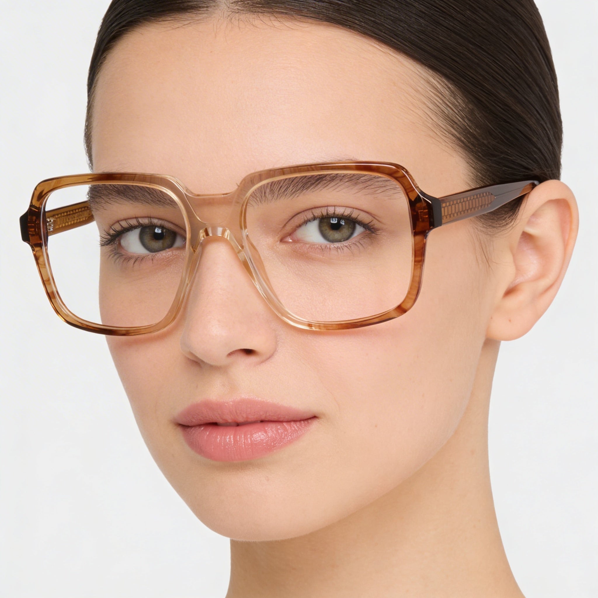 Montura de gafas Victoria Beckham Vb2668 para mujer, vintage, con lente sombreada marrón, 53 mm de ancho de lente, 17 mm de puente, 140 mm de patilla, Photo 4