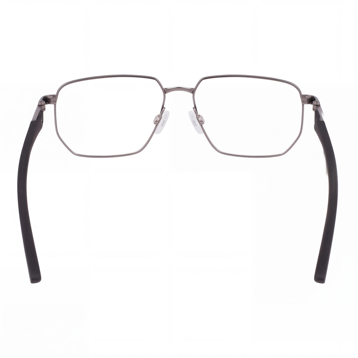 Nike Casual Men's Metal Eyeglasses Satin Gunmetal Black 57mm, Photo 3