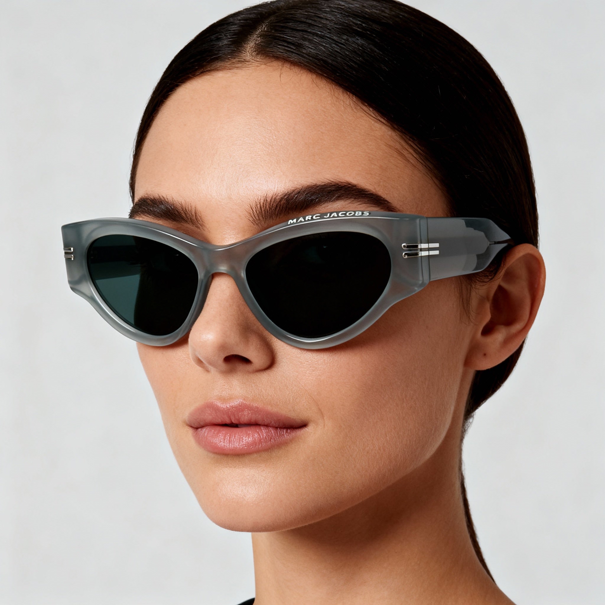 Marc Jacobs MJ 1045/S Cat Eye Women's Green Acetate UV Protection Non-Polarized Sunglasses 53mm, Photo 3