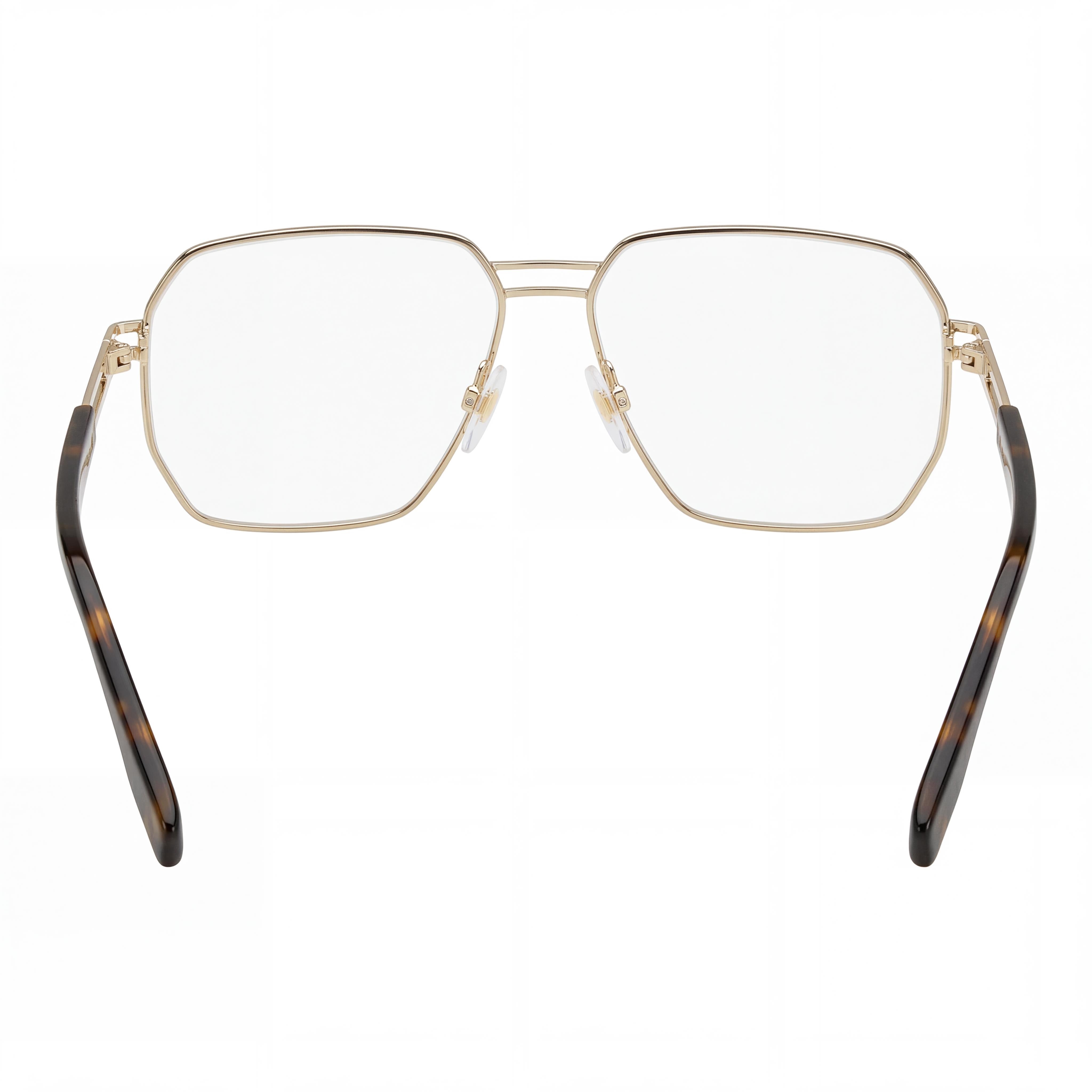 Marc Jacobs Contemporary Women's Gold Brown Lightweight Stainless Steel Optical Frames Polycarbonate Lenses 7-1-4, Photo 3