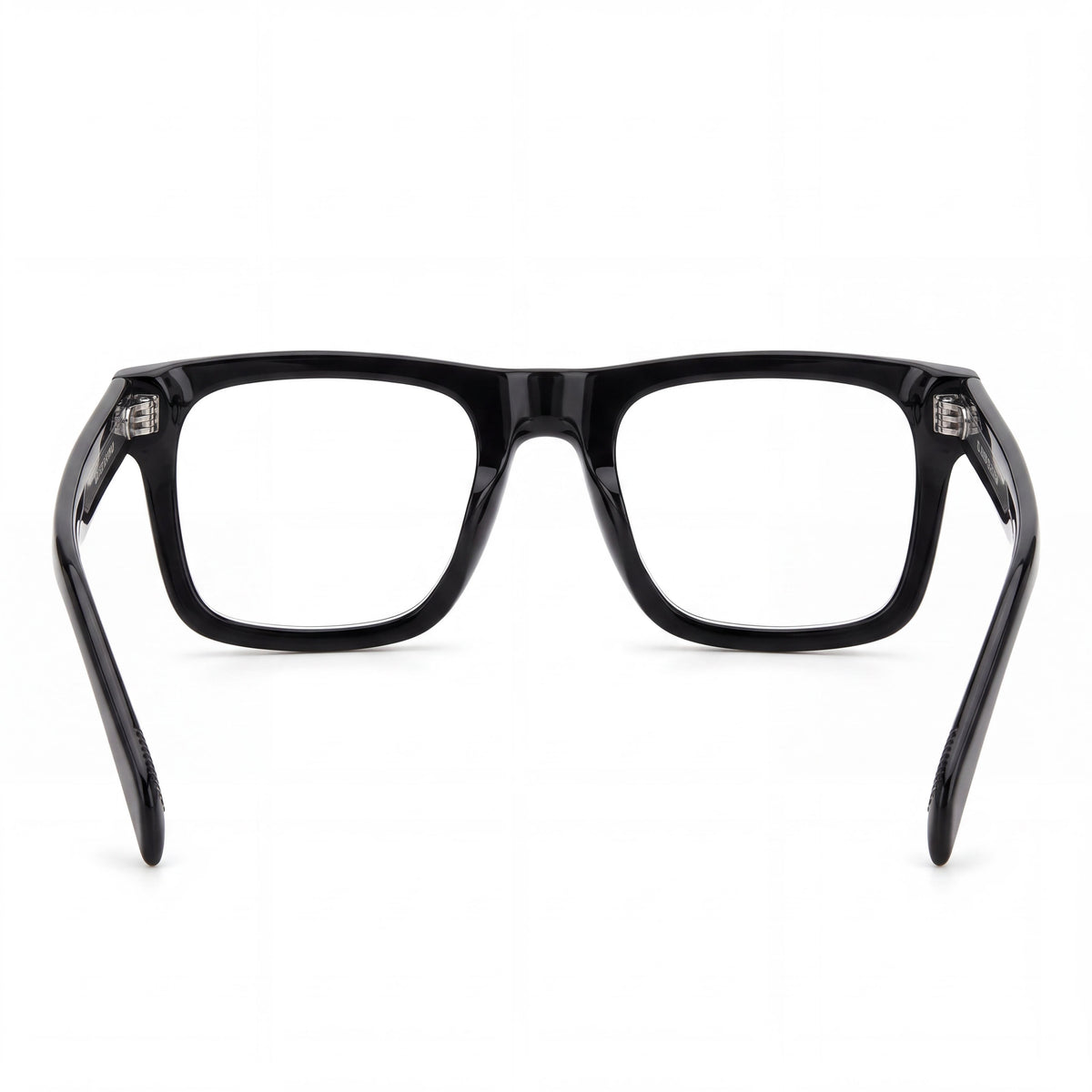 David Beckham Casual Men's Black Crystal Acetate Frame with Transparent Lenses, Non Polarized, 51-21-145, Photo 3