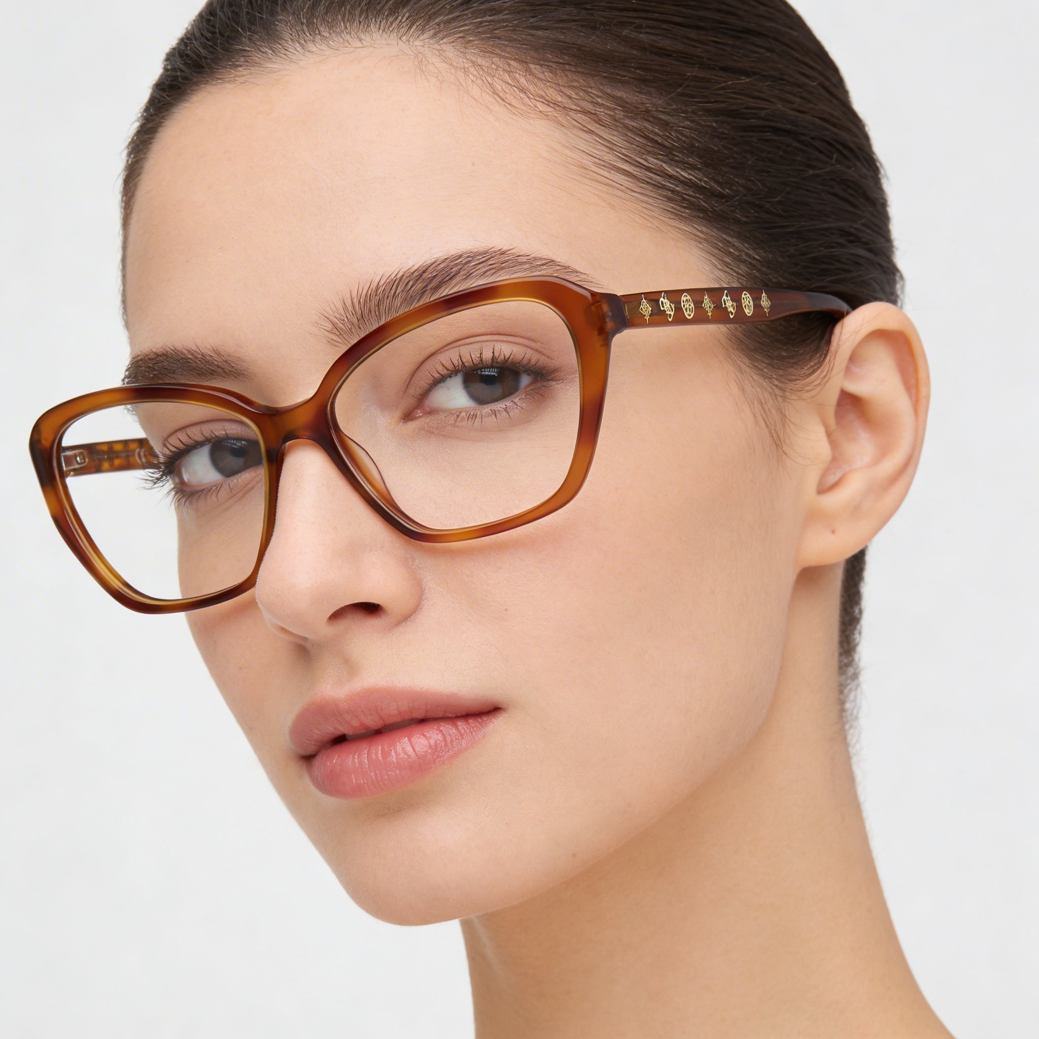 Guess Eyewear GU50115 Gafas de Sol para Mujer, Montura Habana Rubia, Lentes de Composite Multicolor (2-14-140), Photo 4