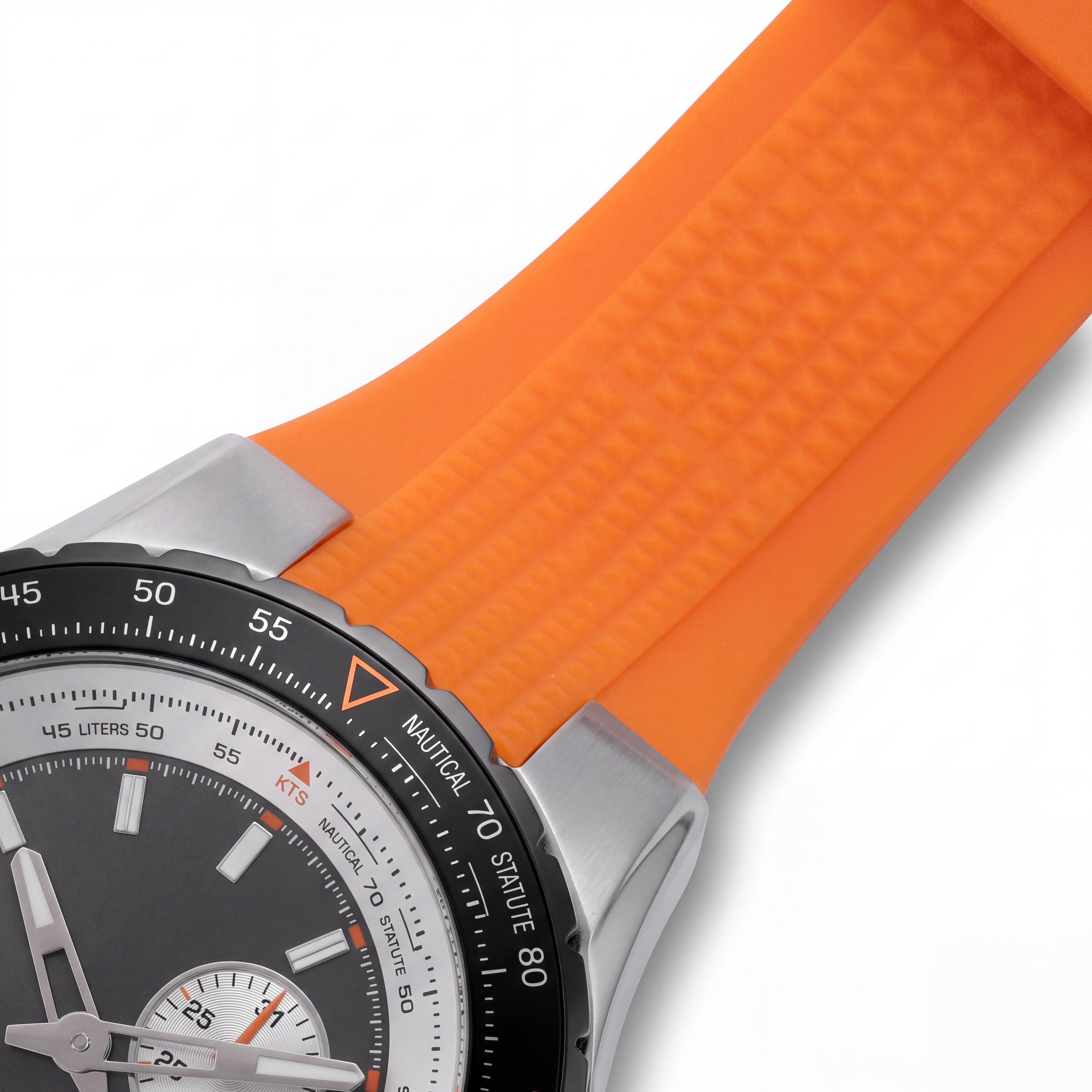 Invicta Aviator 49721 Unisex Quartz Stainless Steel Grey Dial Silicone Strap 50mm Watch, Photo 3