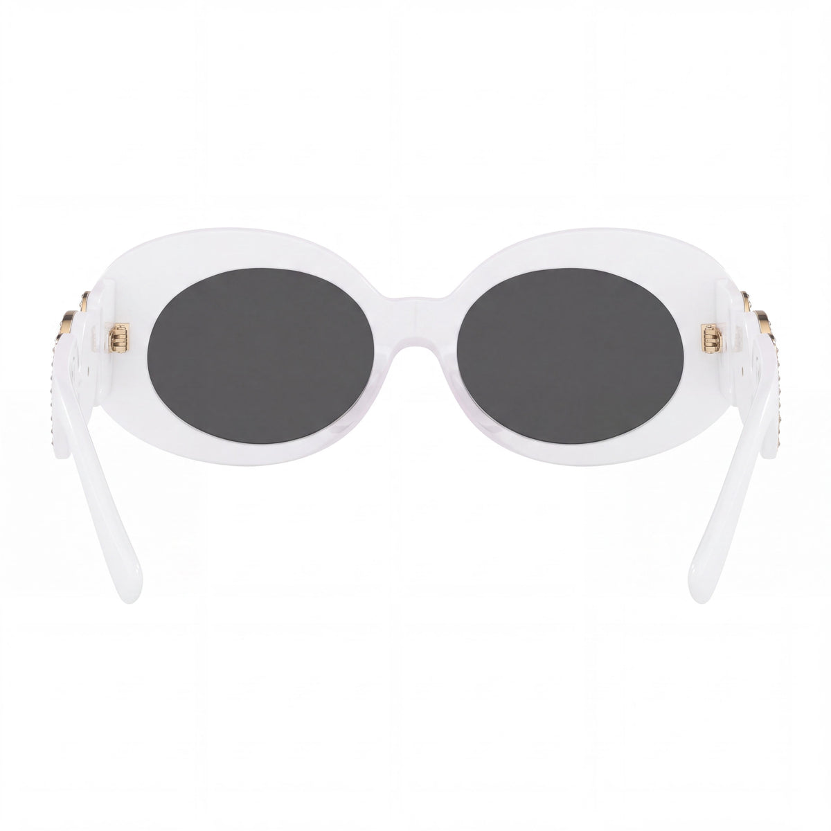 Versace Contemporaneo VE4426BU Women's White Acetate Oval UV Protected Prescription-Ready 54mm Sunglasses, Photo 3