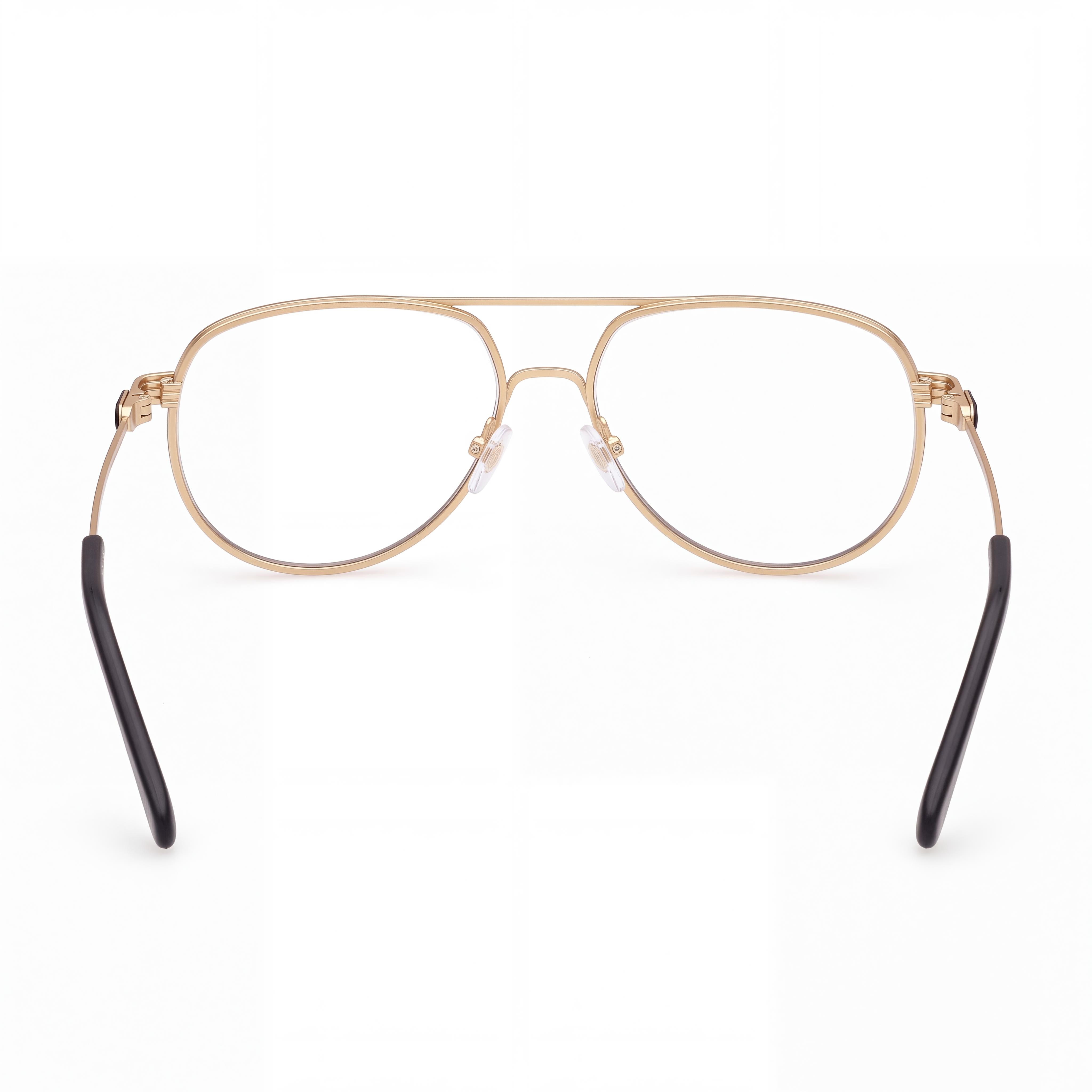 Gafas adidas Originals Or5117 de metal dorado mate profundo para hombre con lentes de 55 mm, puente de 15 mm, patillas de 145 mm, Photo 4
