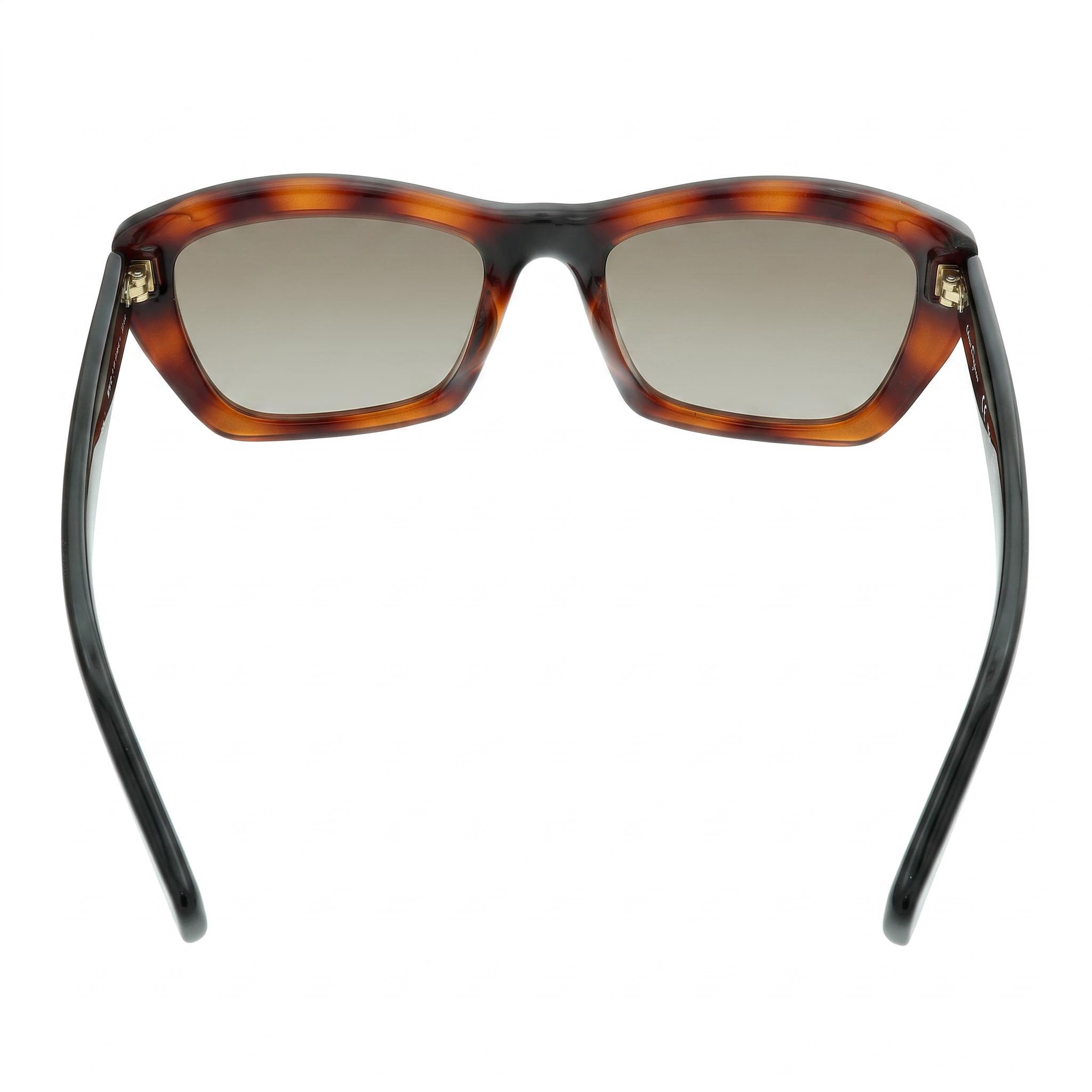 Ferragamo SF958S 214 Women's Tortoise Injected Cat Eye Brown Lens Non-Polarized UV Protected Sunglasses 55mm, Photo 4
