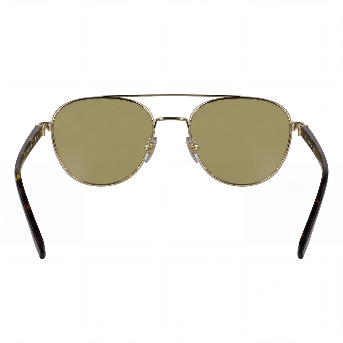 Lacoste L271s N Men's Classic Metal Gold Frame, Polarized Gold Lenses, UV Protected Sunglasses 54-20-145mm, Photo 4