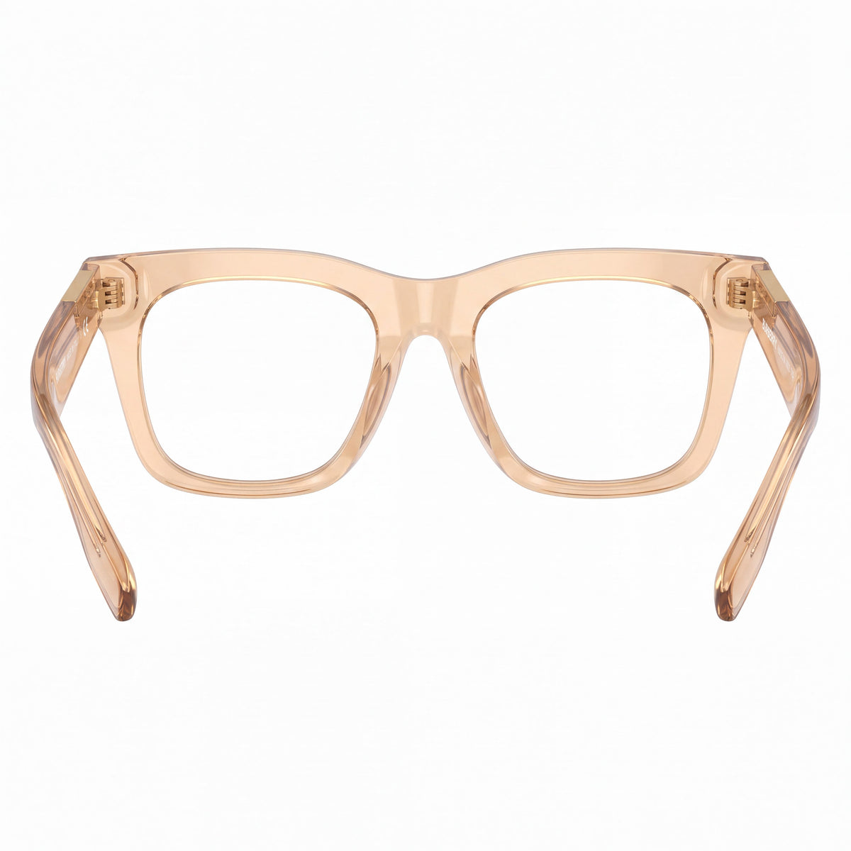 Montura de gafas clásica unisex BURBERRY en color marrón, con lentes de demostración transparentes y listas para graduar., Photo 4