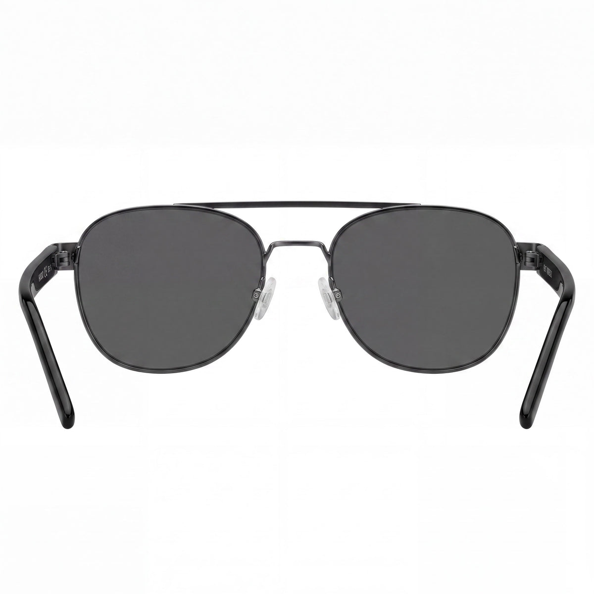 Gafas de sol HUGO casual para hombre de metal con montura rutenio oscuro mate, cristales UV ahumados marrones oscuro 54mm, Photo 3