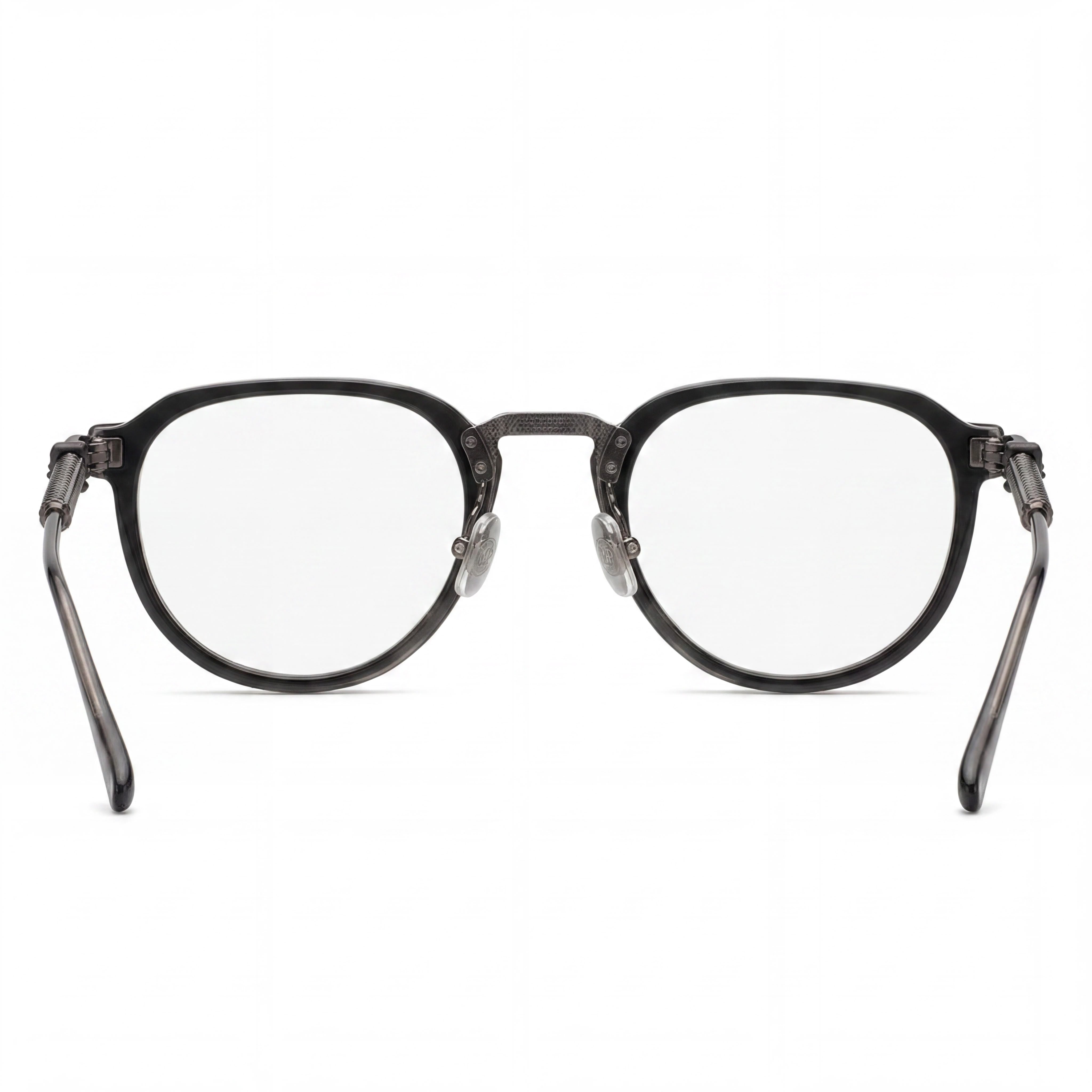 Philipp Plein Vpp116v Men's Shiny Black Titanium Frame Eyeglasses 52mm, Photo 3