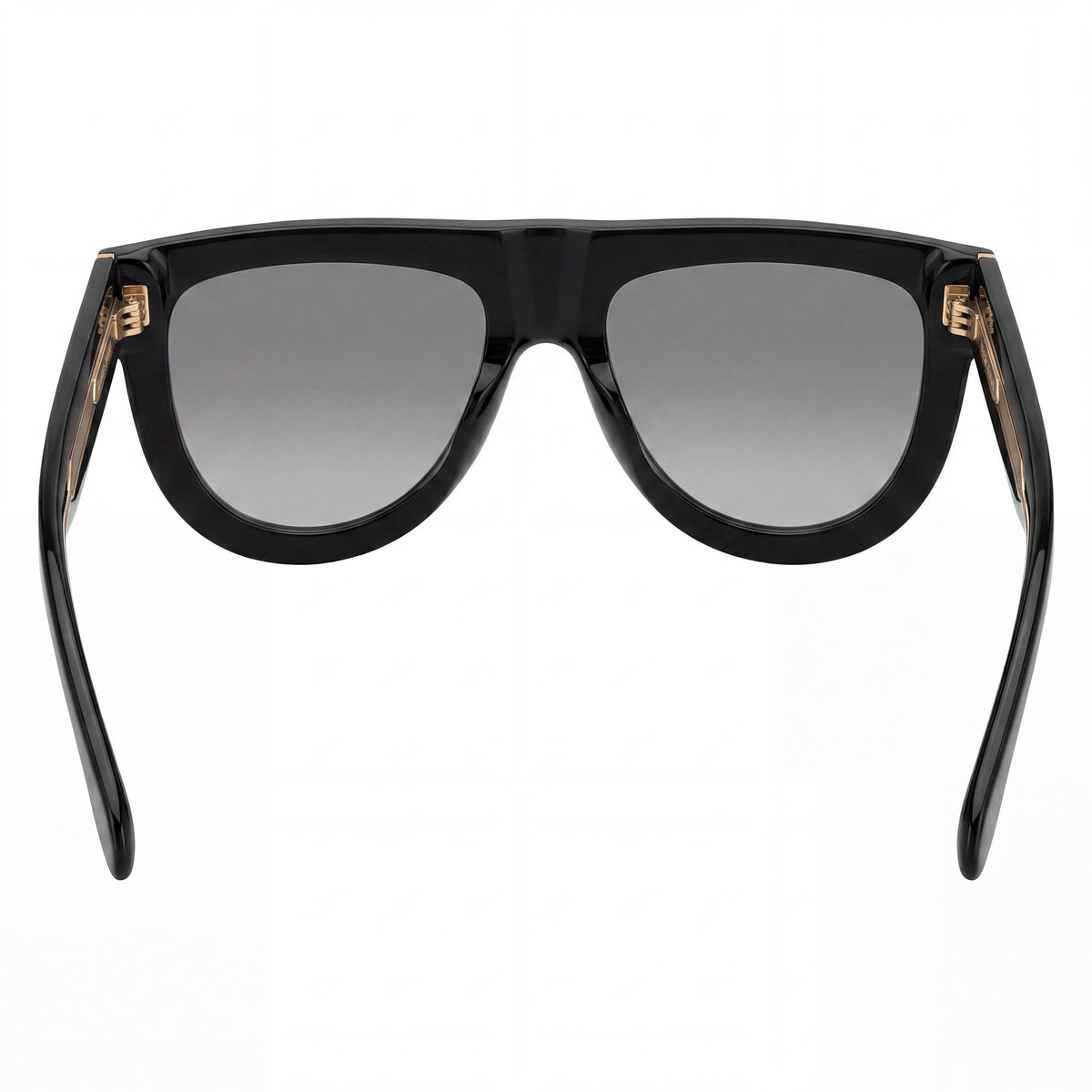 Gafas de sol modernas para mujer Isabel Marant Negras Acetato Protección UV Cristales Grises Degradados 57mm, Photo 4