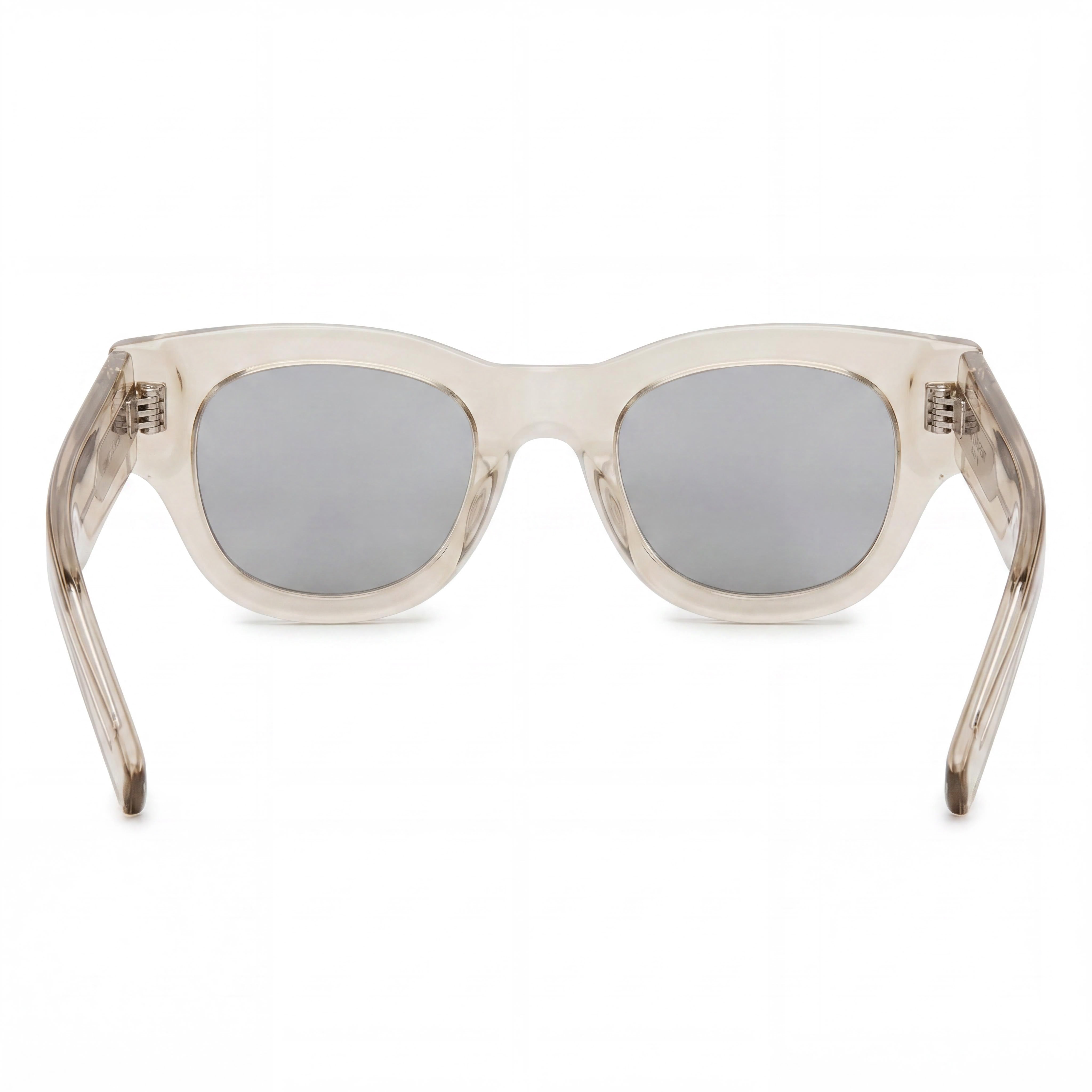 Yves Saint Laurent SL 573 Cat Eye Women's Beige Silver Plastic Frame UV Protection Sunglasses 49mm, Photo 4