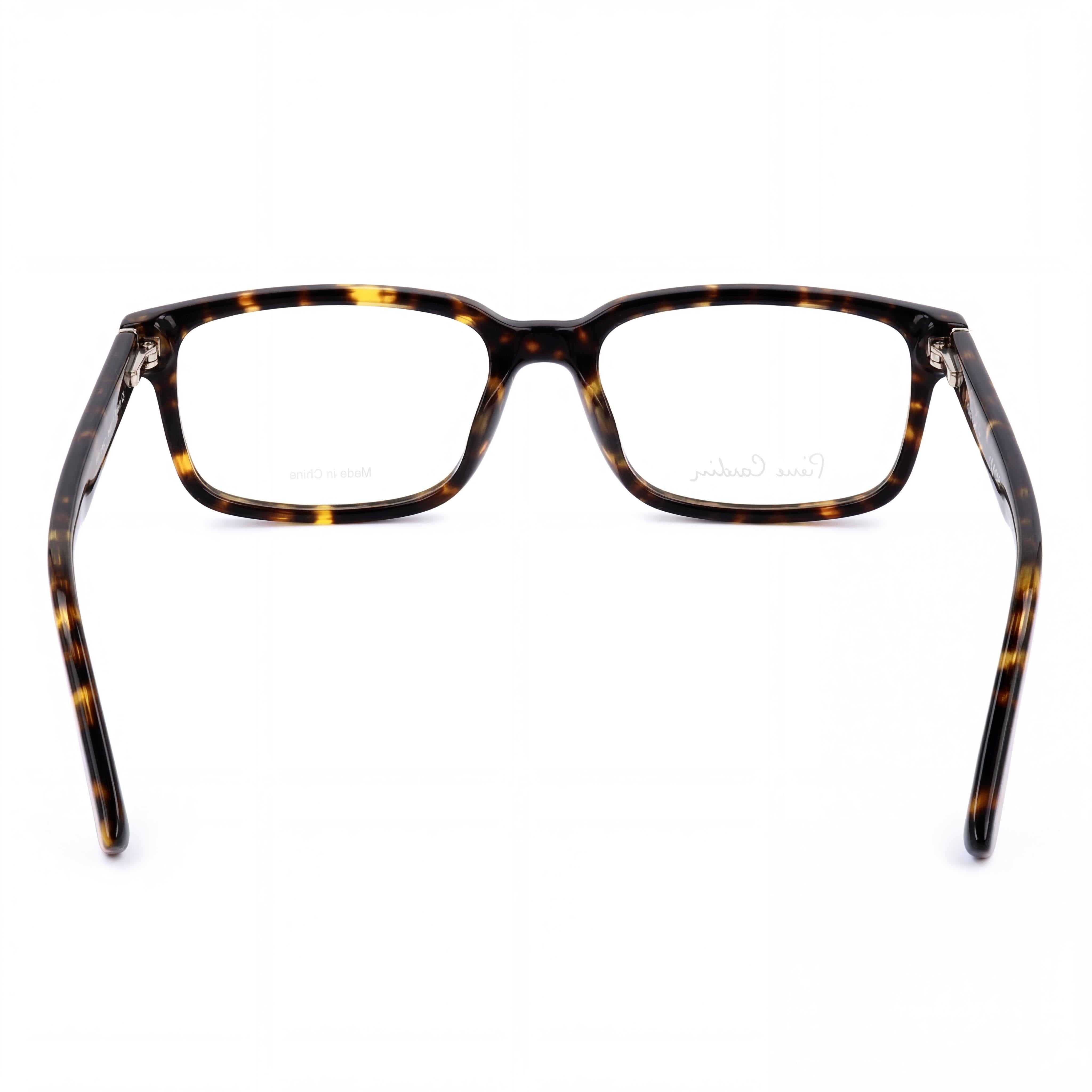 Gafas Pierre Cardin PC 6162 5MI 55 para hombre, de acetato, color Habana, rectangulares, sin montura, 55 mm, Photo 3