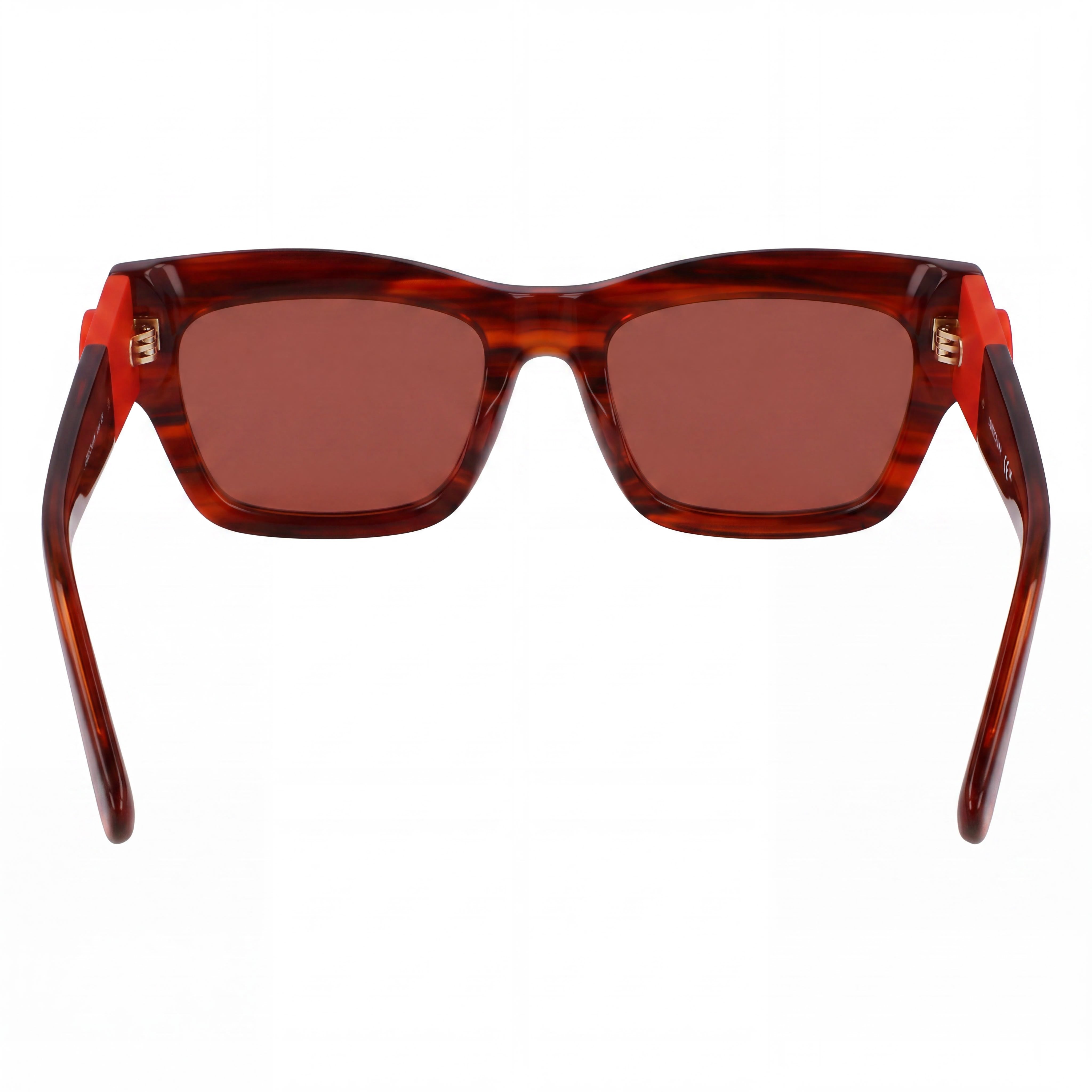 Gafas de sol Longchamp Modern LO763S para hombre, con diseño rectangular modificado y rayas rojas, 6-1-2, Photo 4