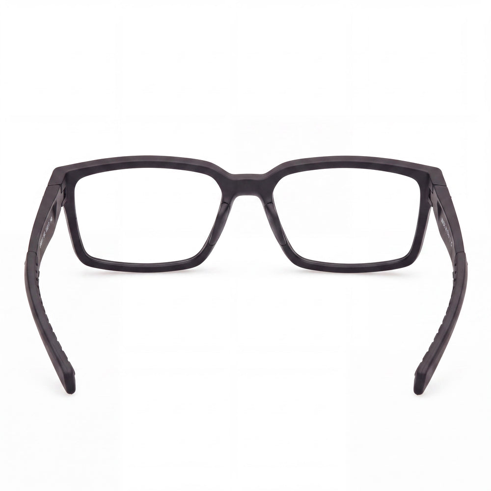 adidas Classic Men's Eyewear with Injected Frame Construction, Matte Black Finish, 56mm Lens Width