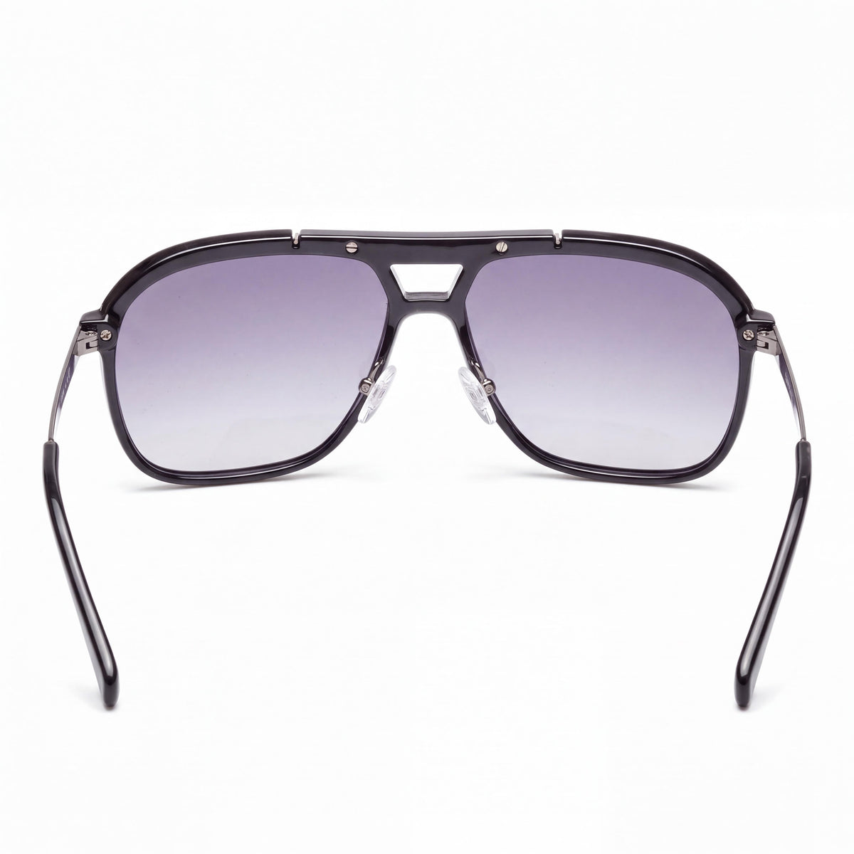 GUESS Men's GF0157 Sunglasses with Black Metal Frame and Brown Lenses, UV Protected, 58mm, Photo 3