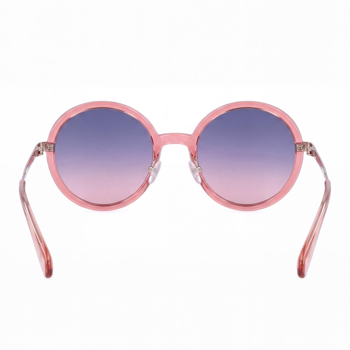Max & Co. Casual Women's Sunglasses, Shiny Pink Injected Frame with Grey Gradient Non-Polarized Lenses, 55-19-140, Photo 3