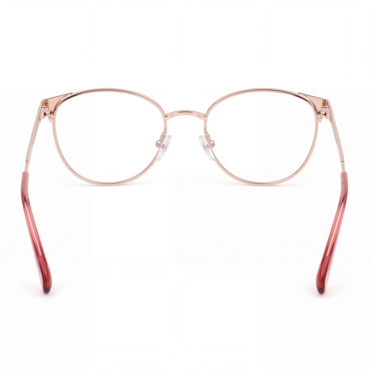Max & Co. MO5100 Women's Shiny Rose Gold Metal Frame Eyeglasses, Lens Width 51mm, Bridge 17mm, Temple 135mm, Photo 3