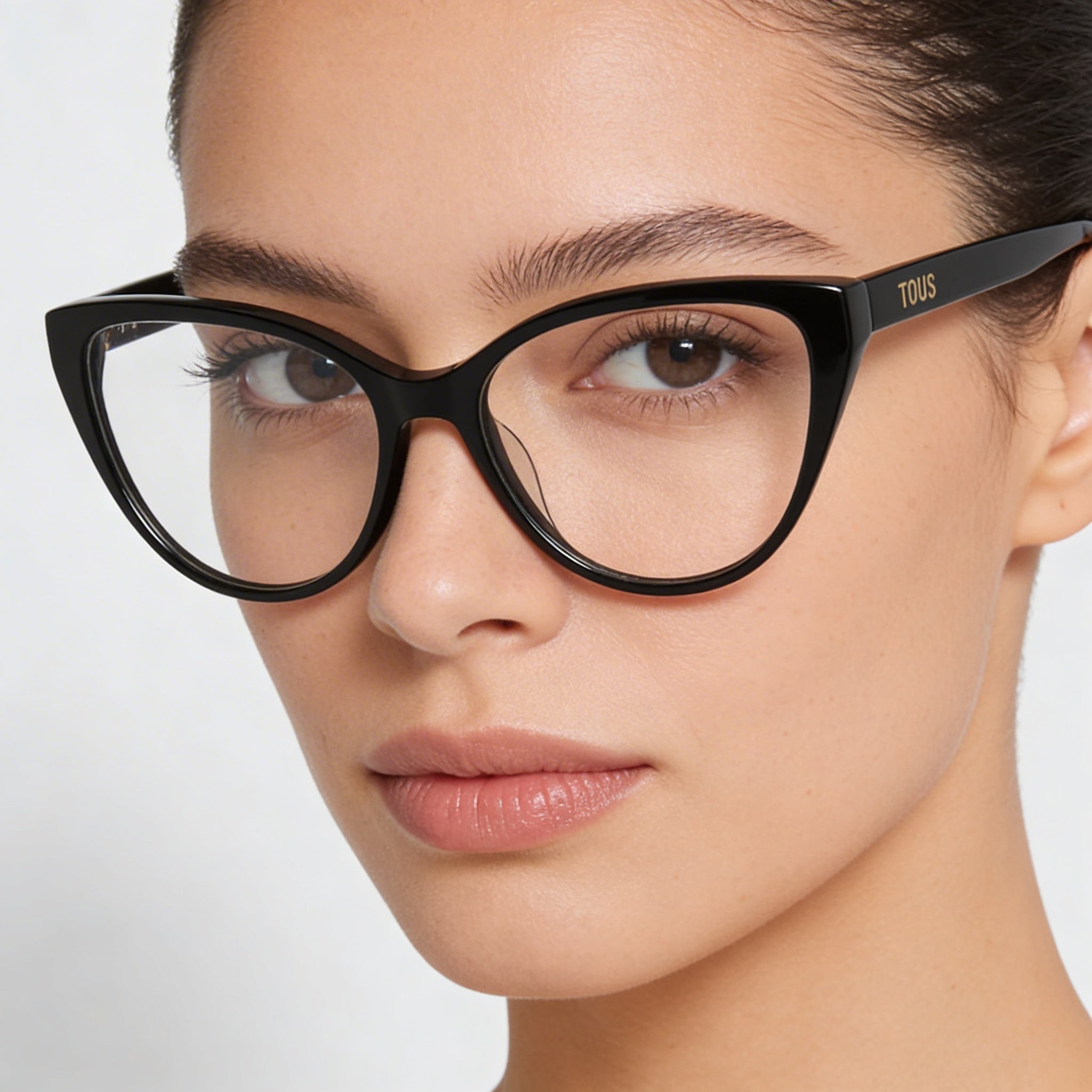 Montura de gafas TOUS Butterfly para mujer, de acetato de celulosa negro, 54 mm, Photo 4