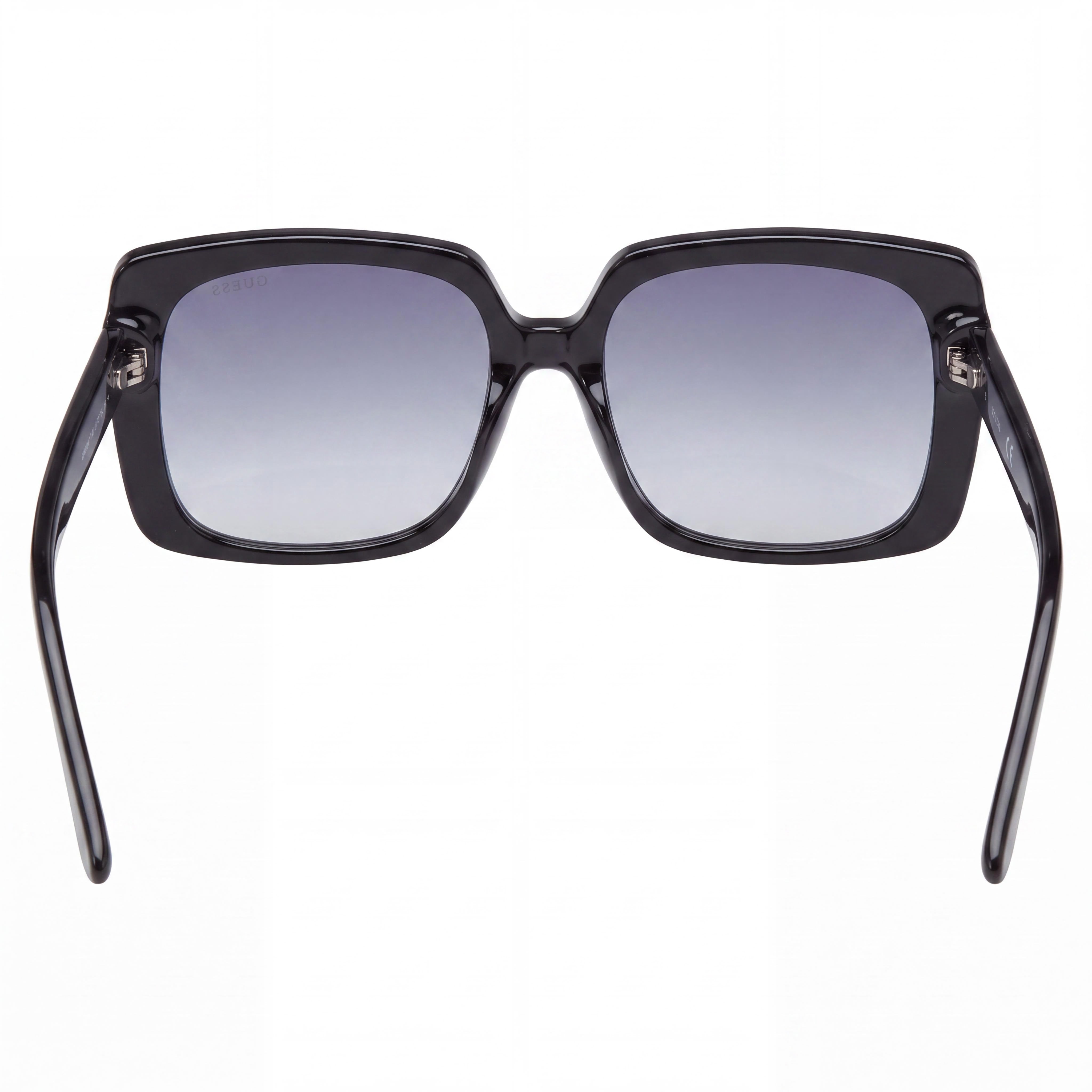 GUESS Modern Unisex Multi-coloured Transparent Polycarbonate Lens UV Protection Sunglasses 55mm, Photo 3