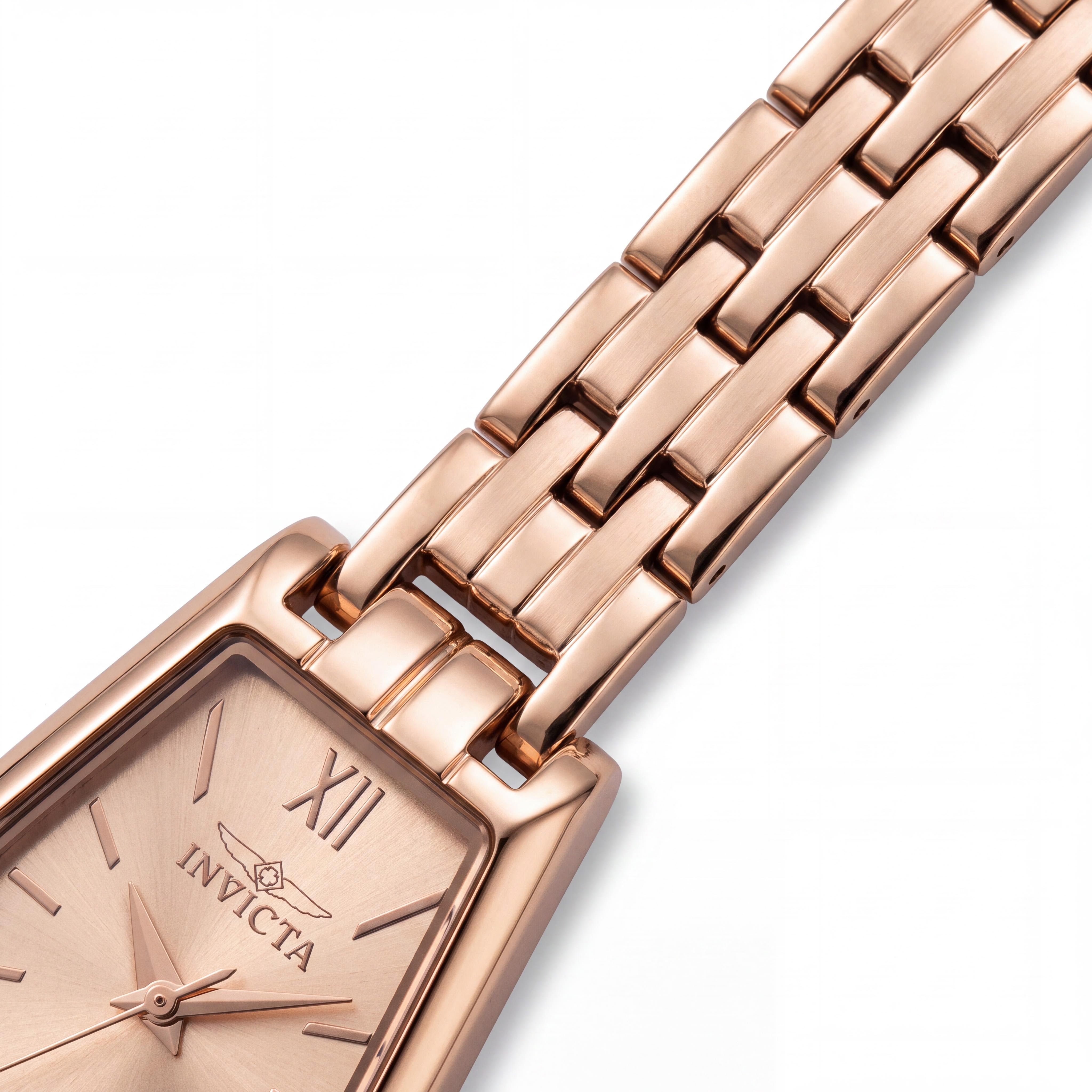 Invicta Angel Collection 48129 Reloj Unisex con Brazalete de Acero Inoxidable Oro Rosa 20mm, Photo 3