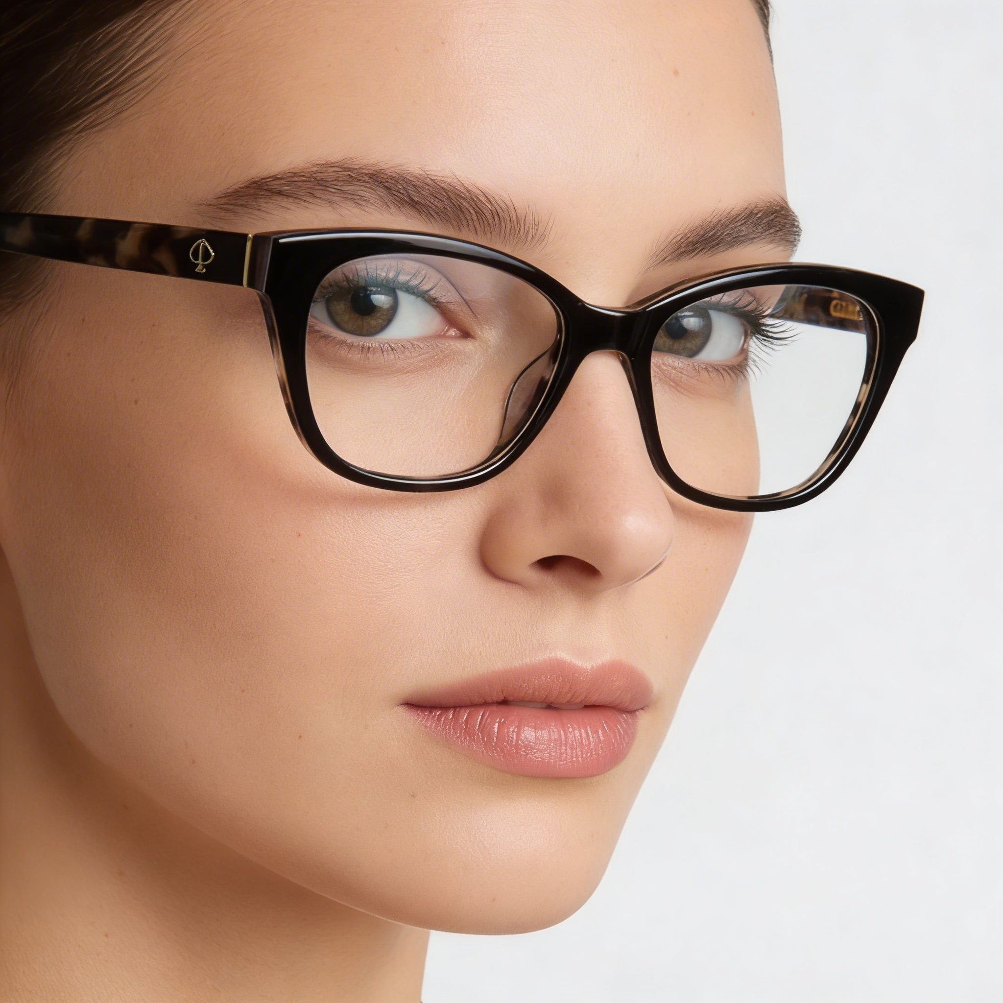 Kate Spade New York Carolan - Montura de plástico estilo ojo de gato para mujer, color negro, rosa, habana, con lentes negras, talla 50-17, Photo 5
